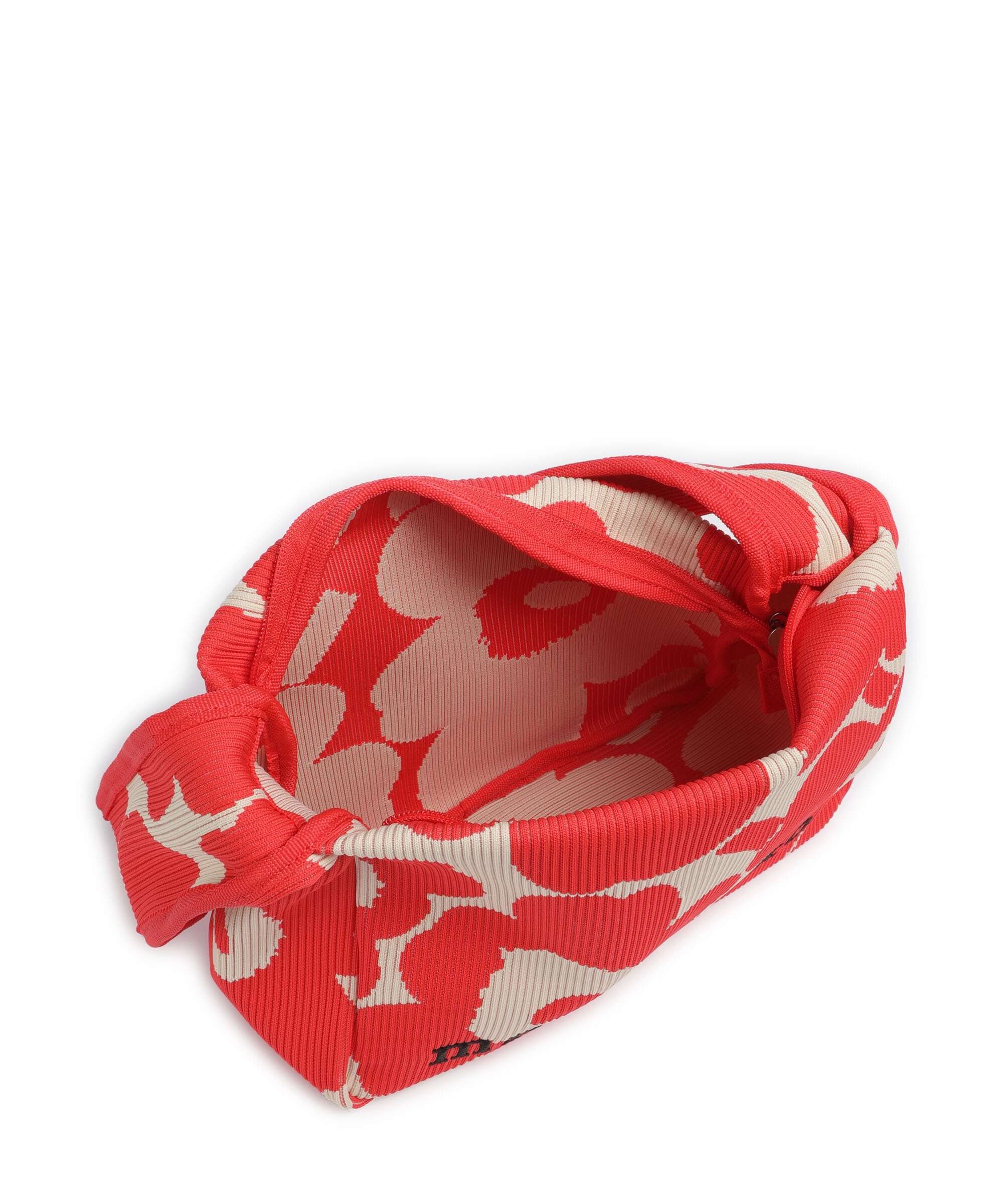 Marimekko Knitted Unikko Shoulder bag pink/beige - Image 5