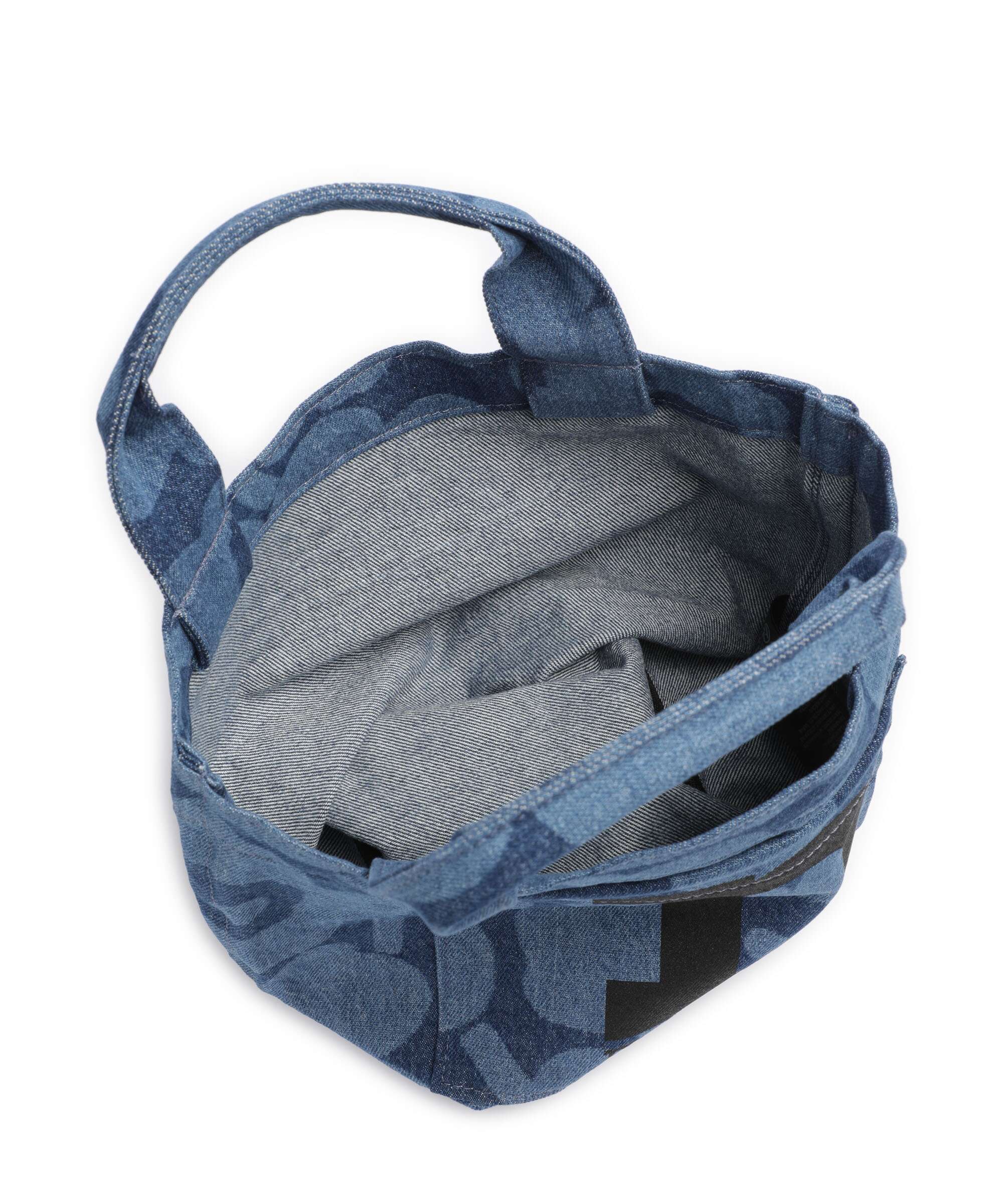 Marimekko Mono Unikko Mini Handbag mid indigo - Image 5