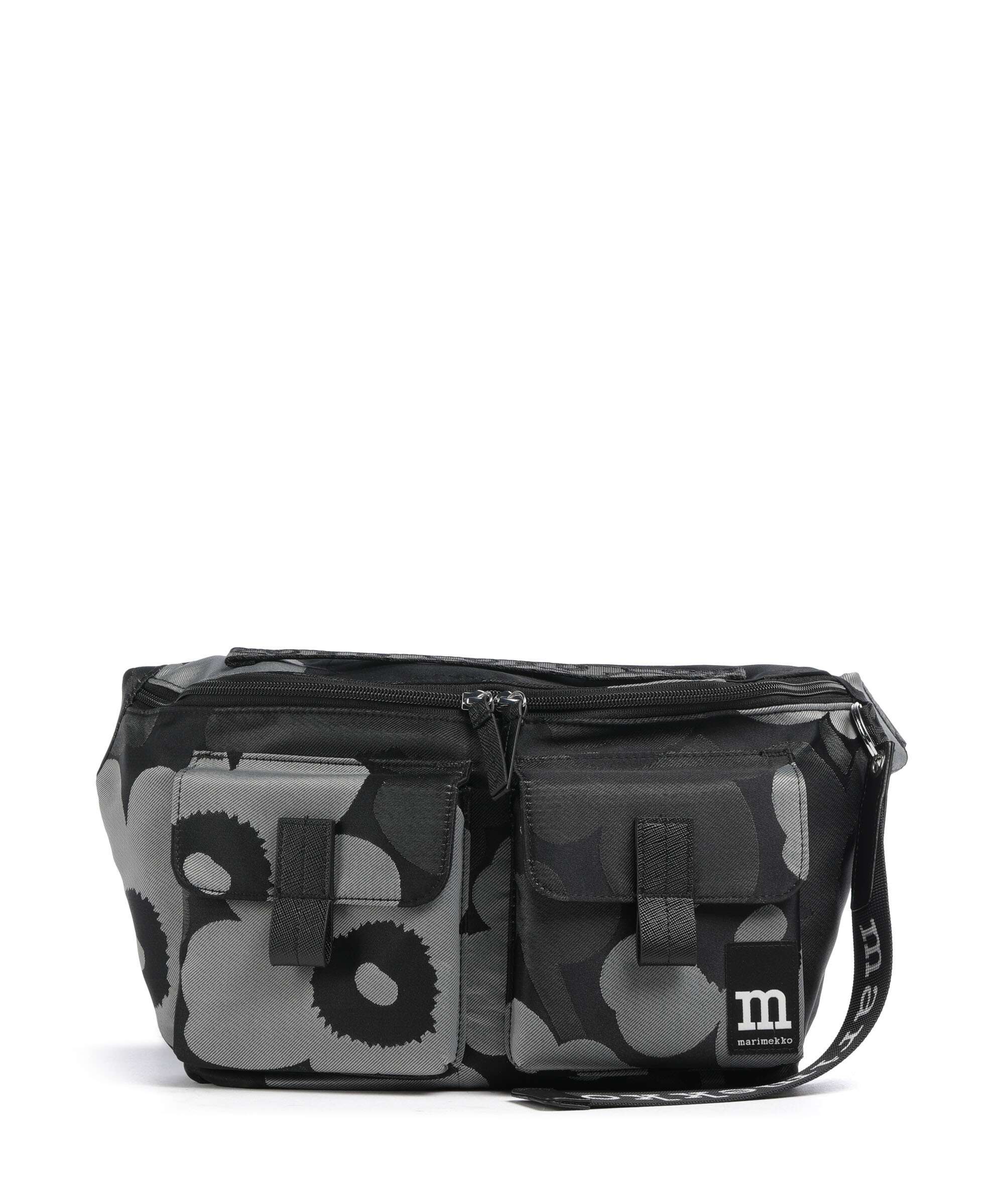Marimekko Unikko M Crossbody bag grey/dark grey/black