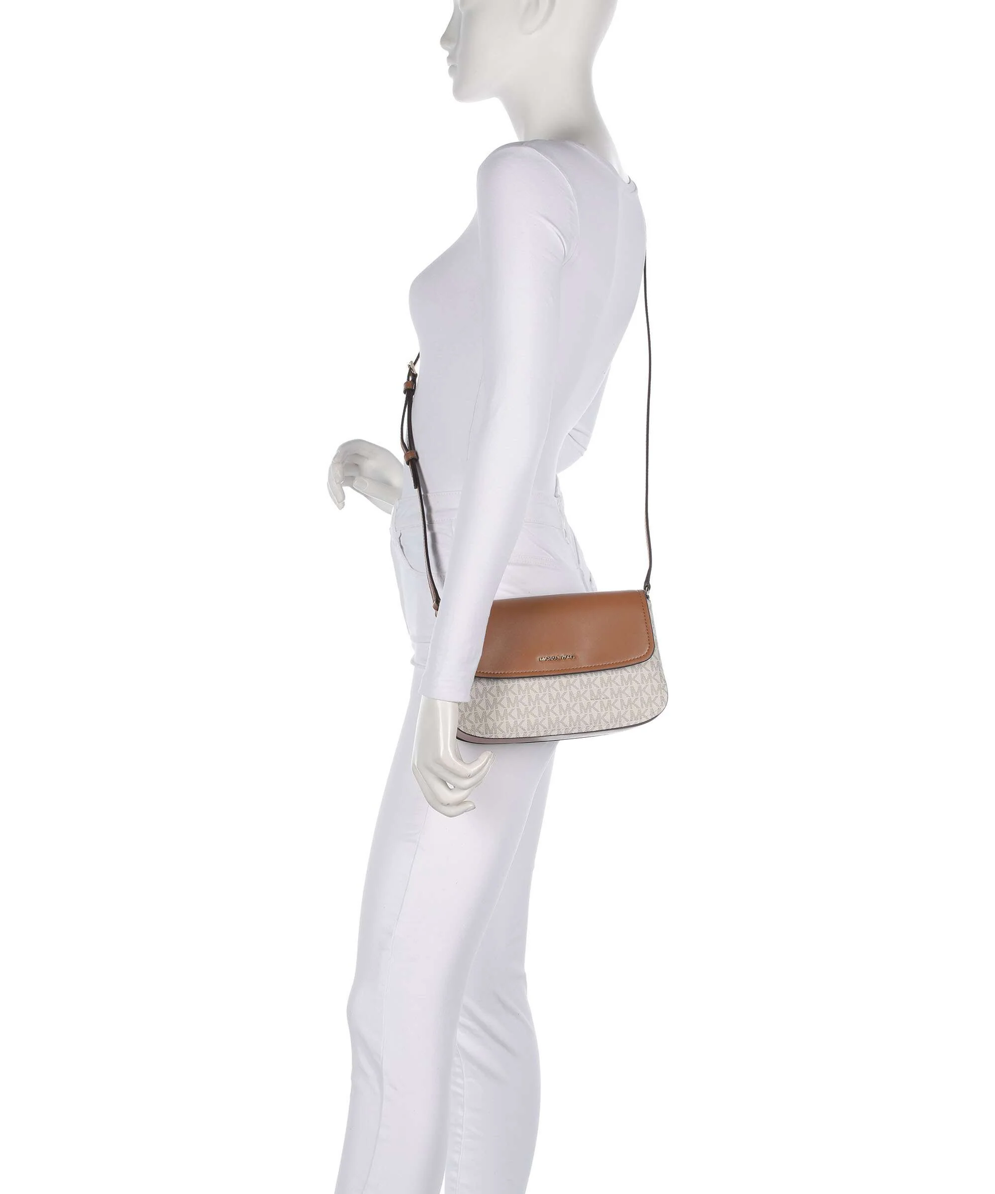 Michael Kors Alice Small Crossbody bag vanilla/acorn - Image 3