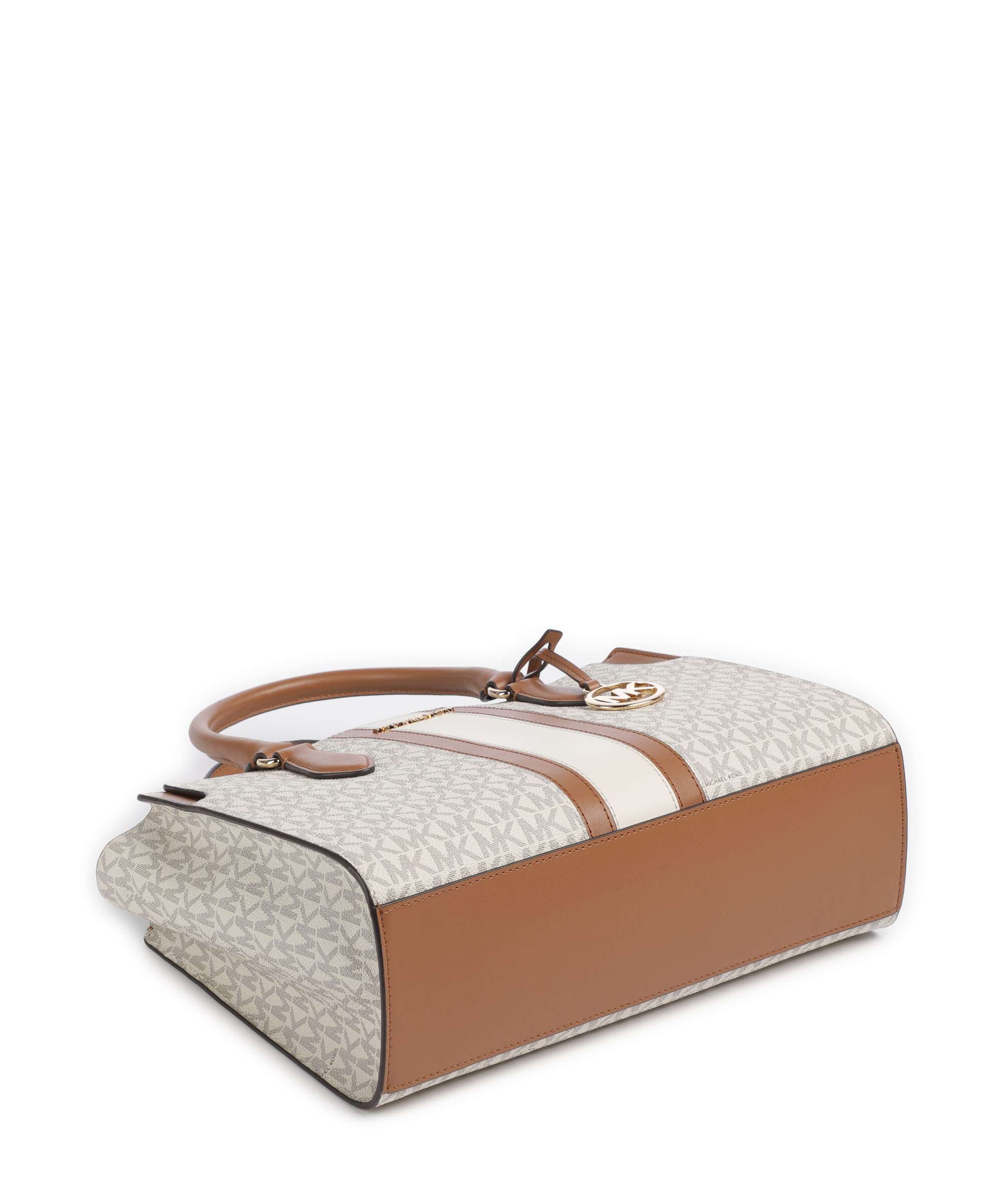 Michael Kors Becca Medium Handbag vanilla/acorn - Image 5