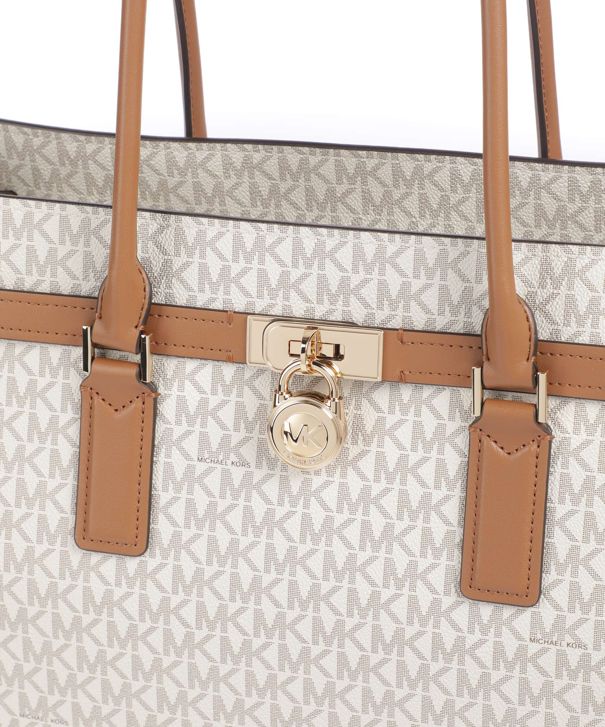 Michael Kors Hamilton Moderne Large Tote bag vanilla/acorn - Image 4