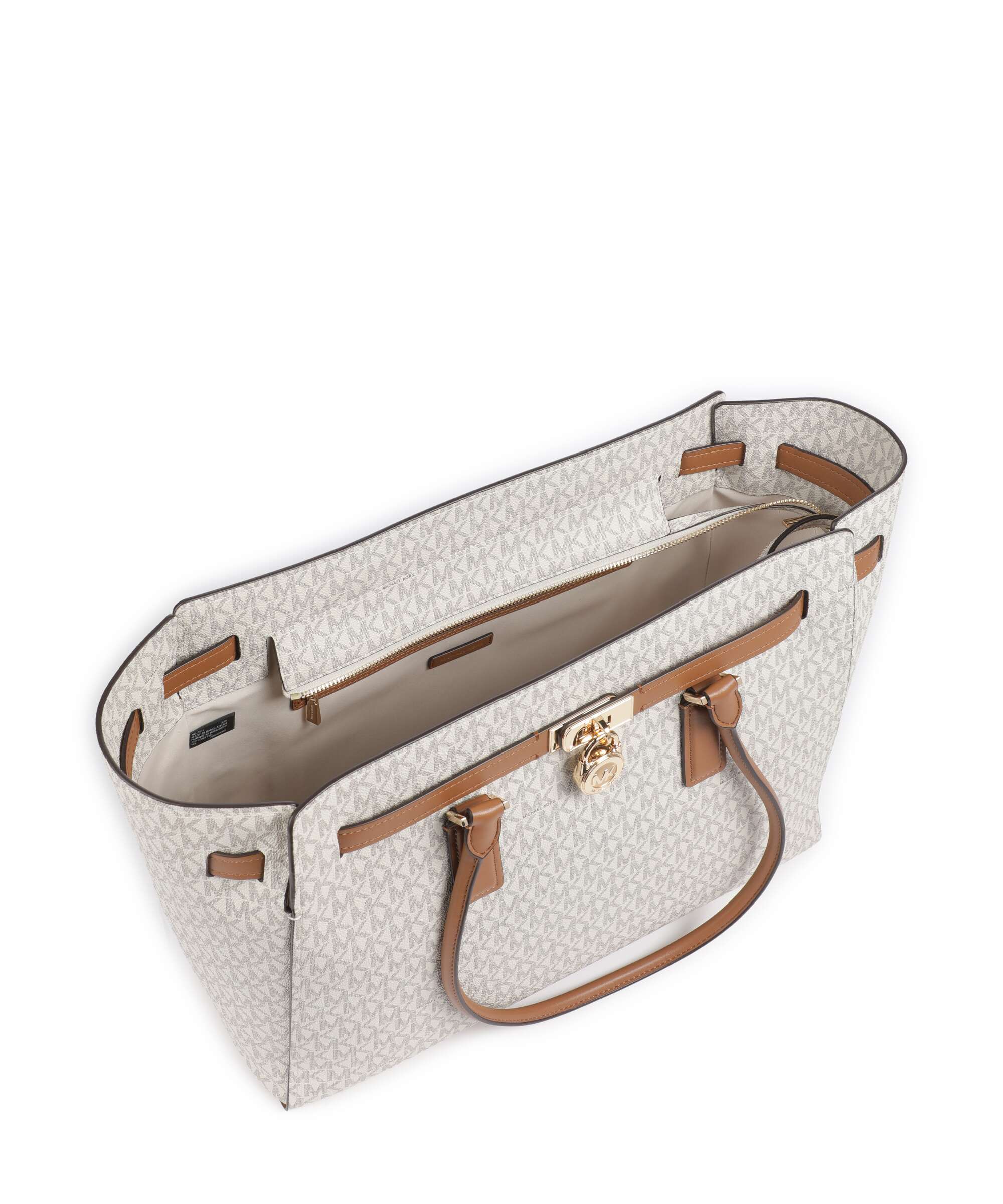 Michael Kors Hamilton Moderne Large Tote bag vanilla/acorn - Image 6