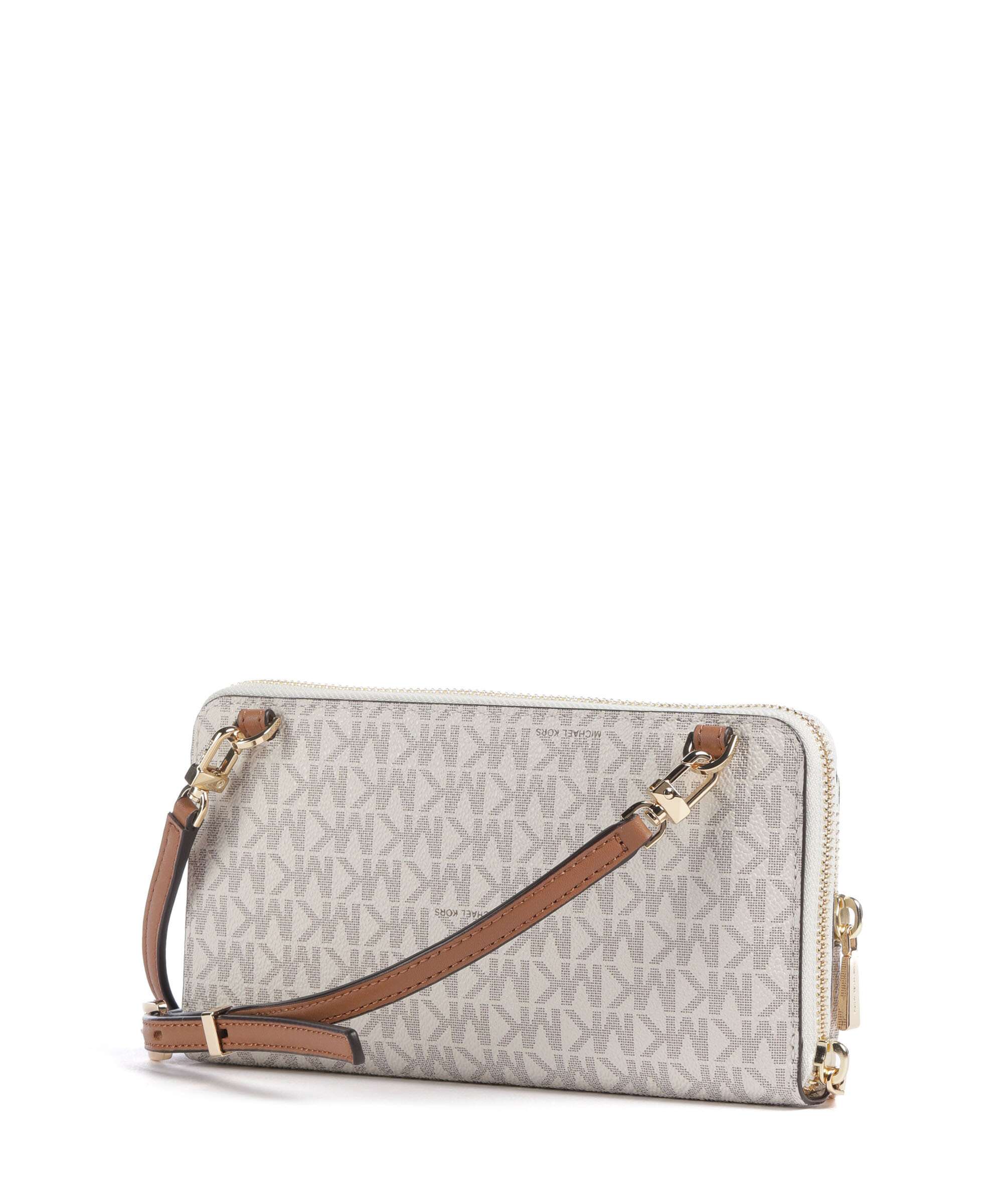Michael Kors Jet Set Large Continental Crossbody bag vanilla/acorn - Image 2