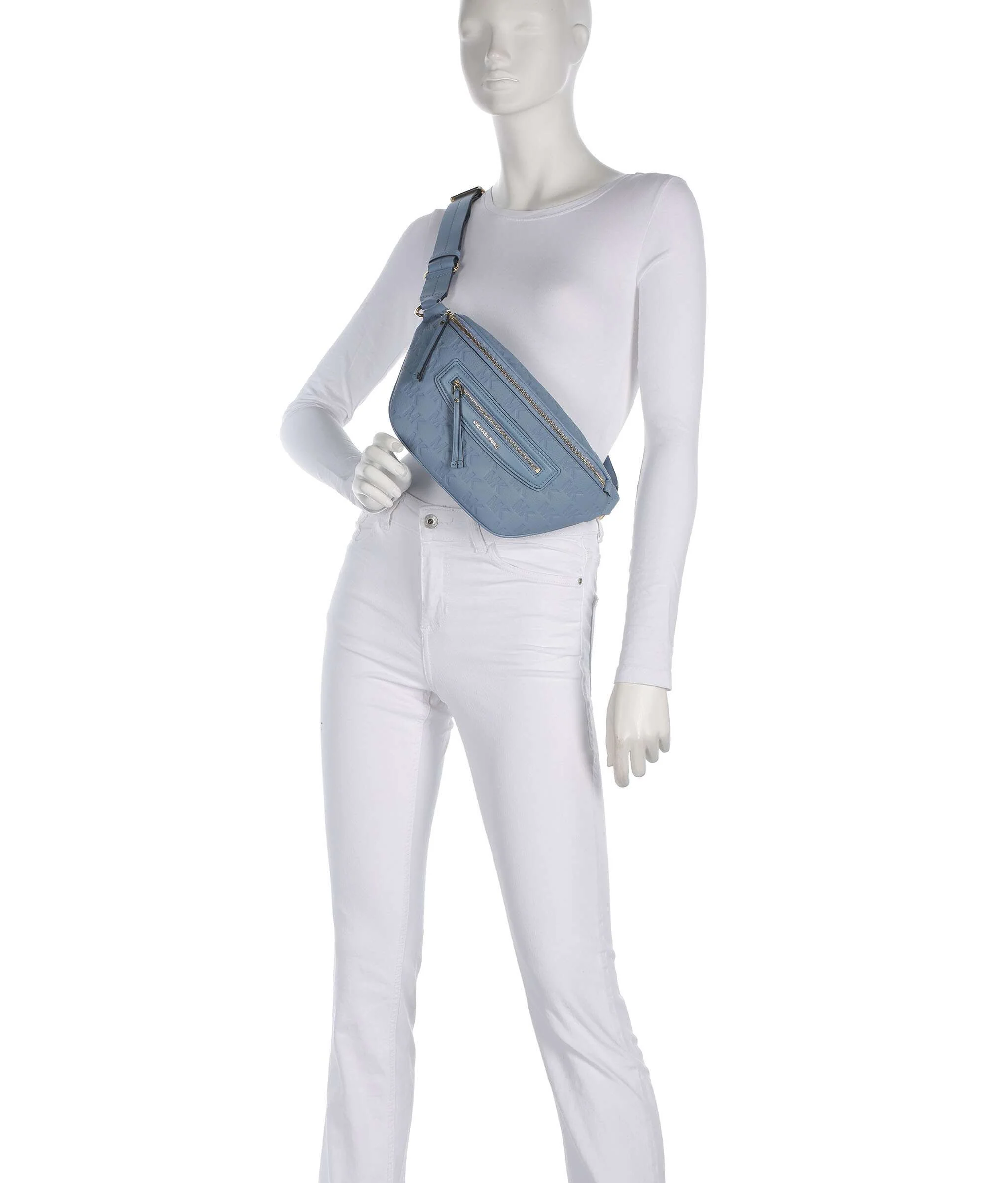 Michael Kors Jet Set Travel Medium Belt bag chambray - Image 3