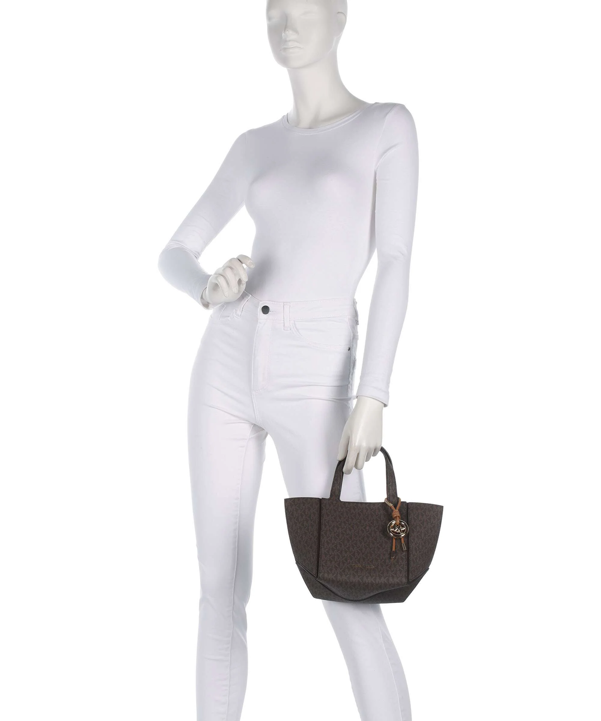 Michael Kors Jordi Small Handbag brown/acorn - Image 3