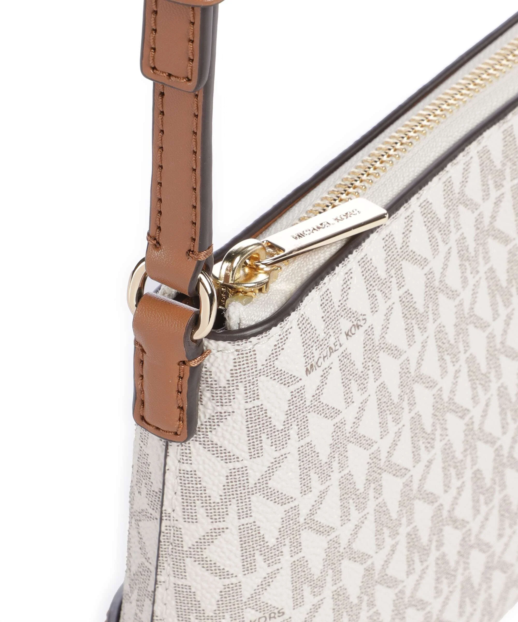Michael Kors Murphy Small Crossbody bag vanilla/acorn - Image 4