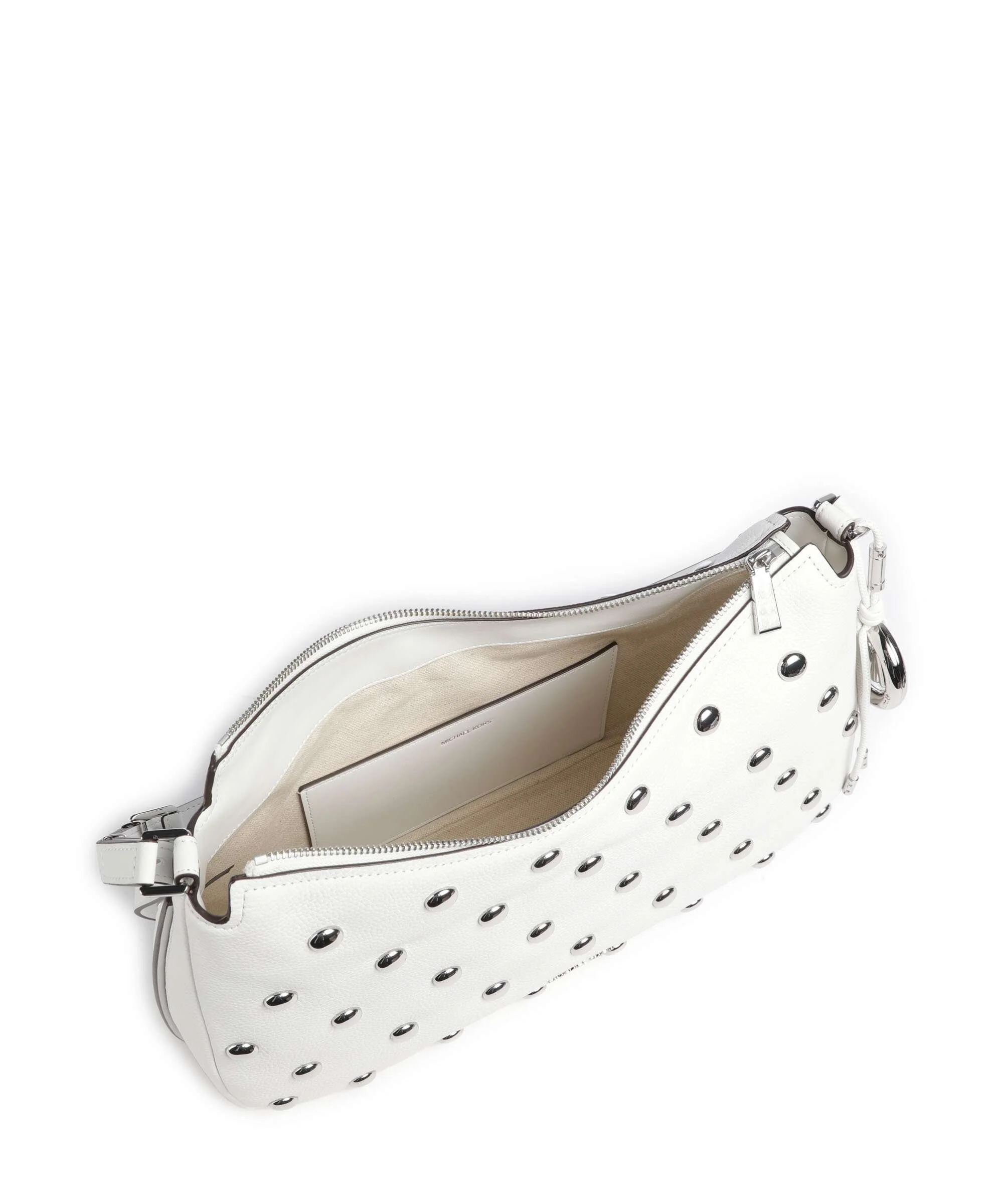 Michael Kors Nolita Medium Hobo bag optic white - Image 5