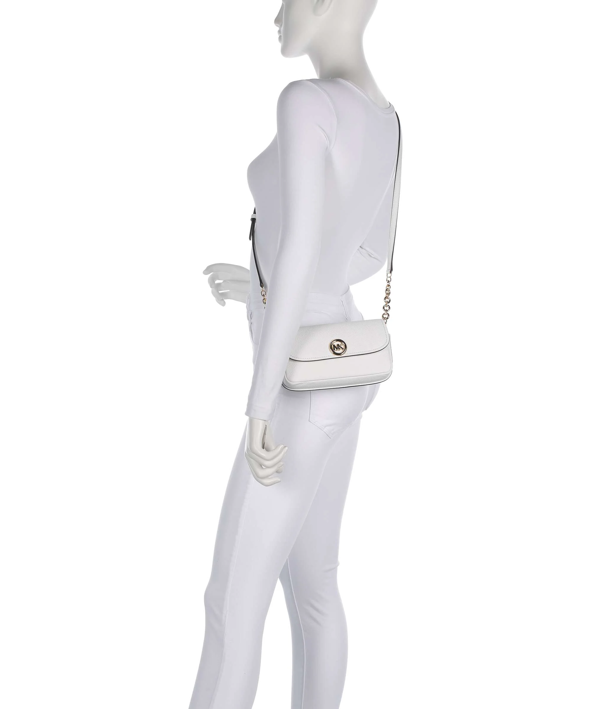 Michael Kors Nolita Small Crossbody bag optic white - Image 3
