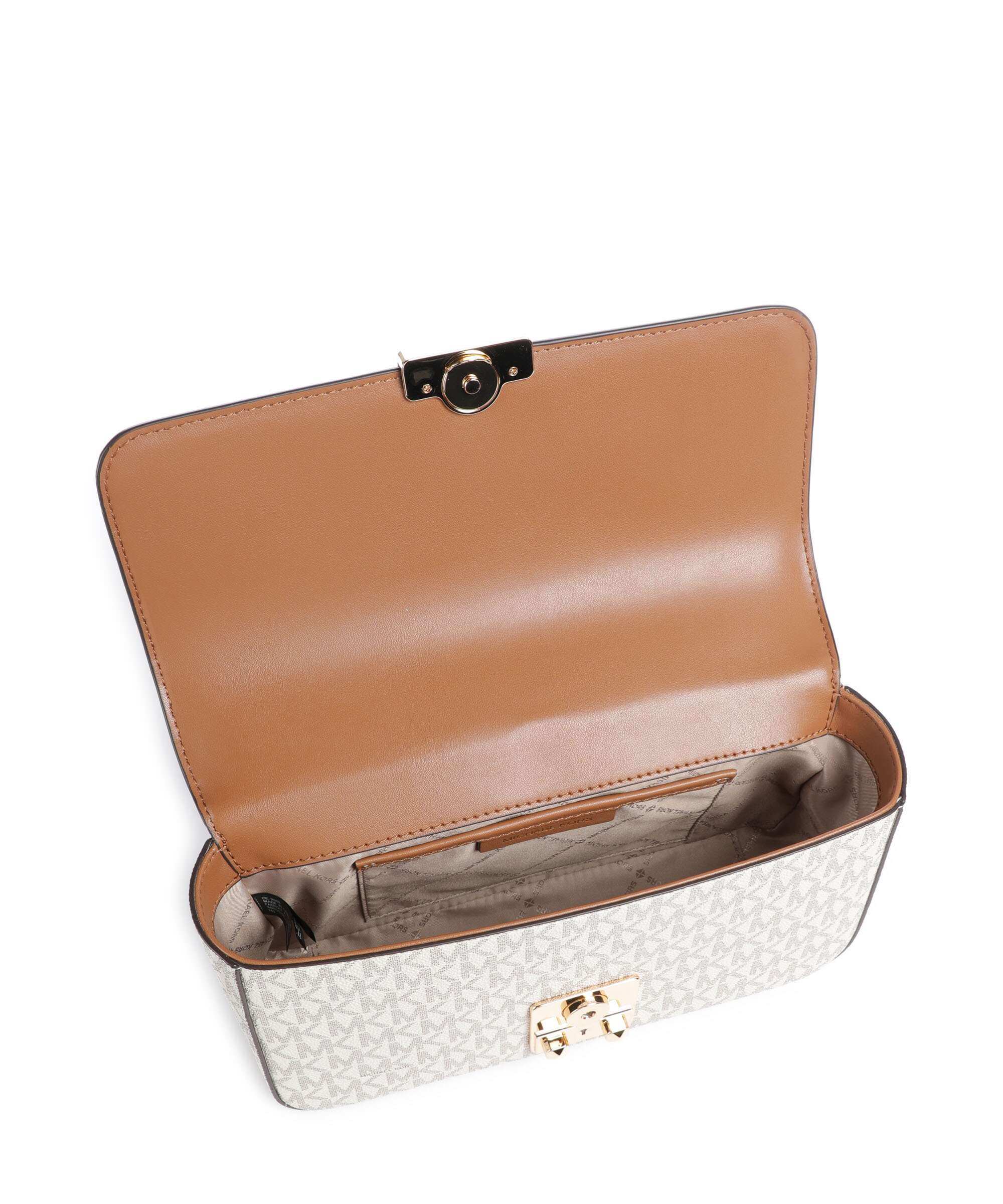 Michael Kors Tribeca Large Shoulder bag vanilla/acorn - Image 7