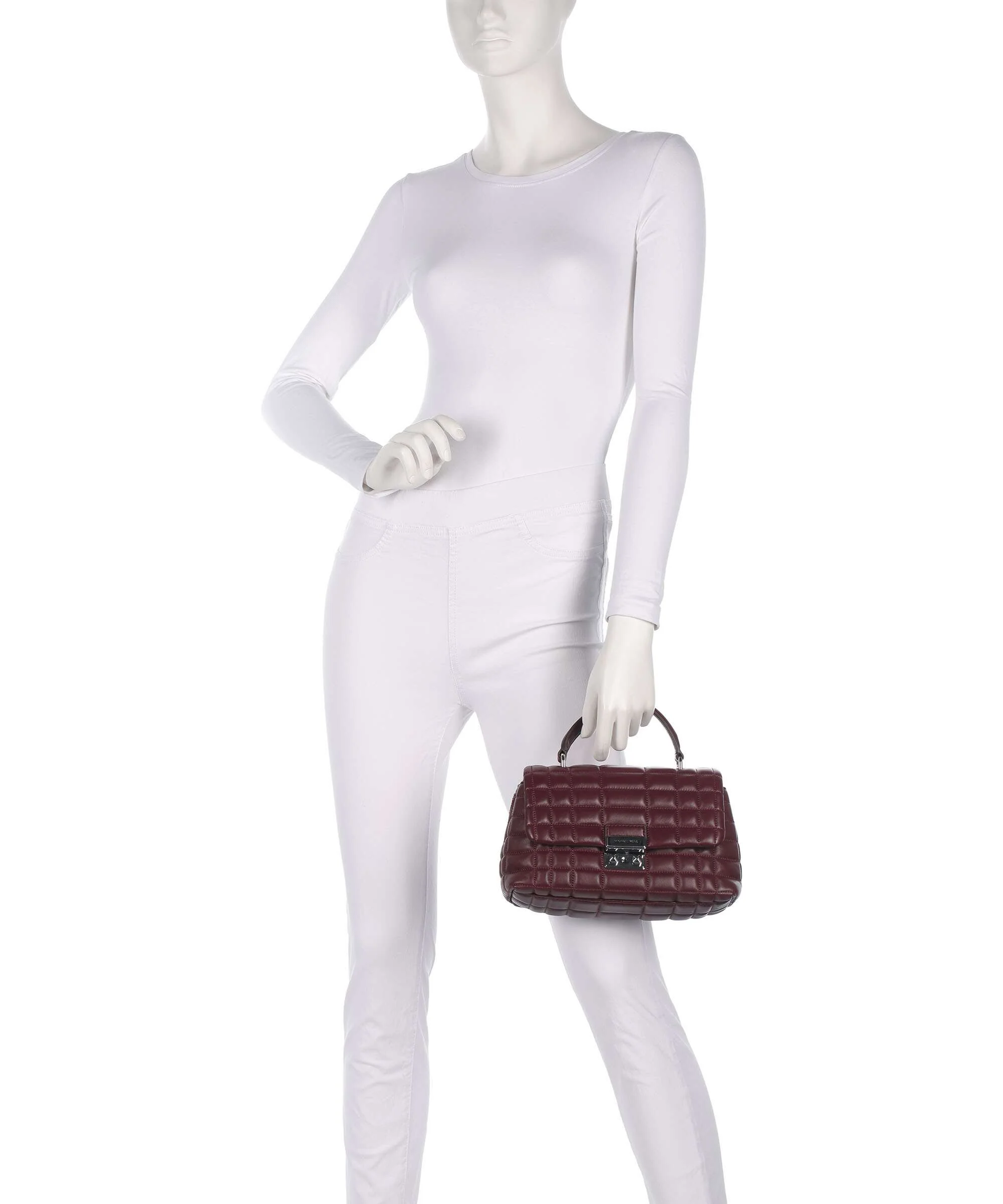 Michael Kors Tribeca Medium Handbag oxblood - Image 3