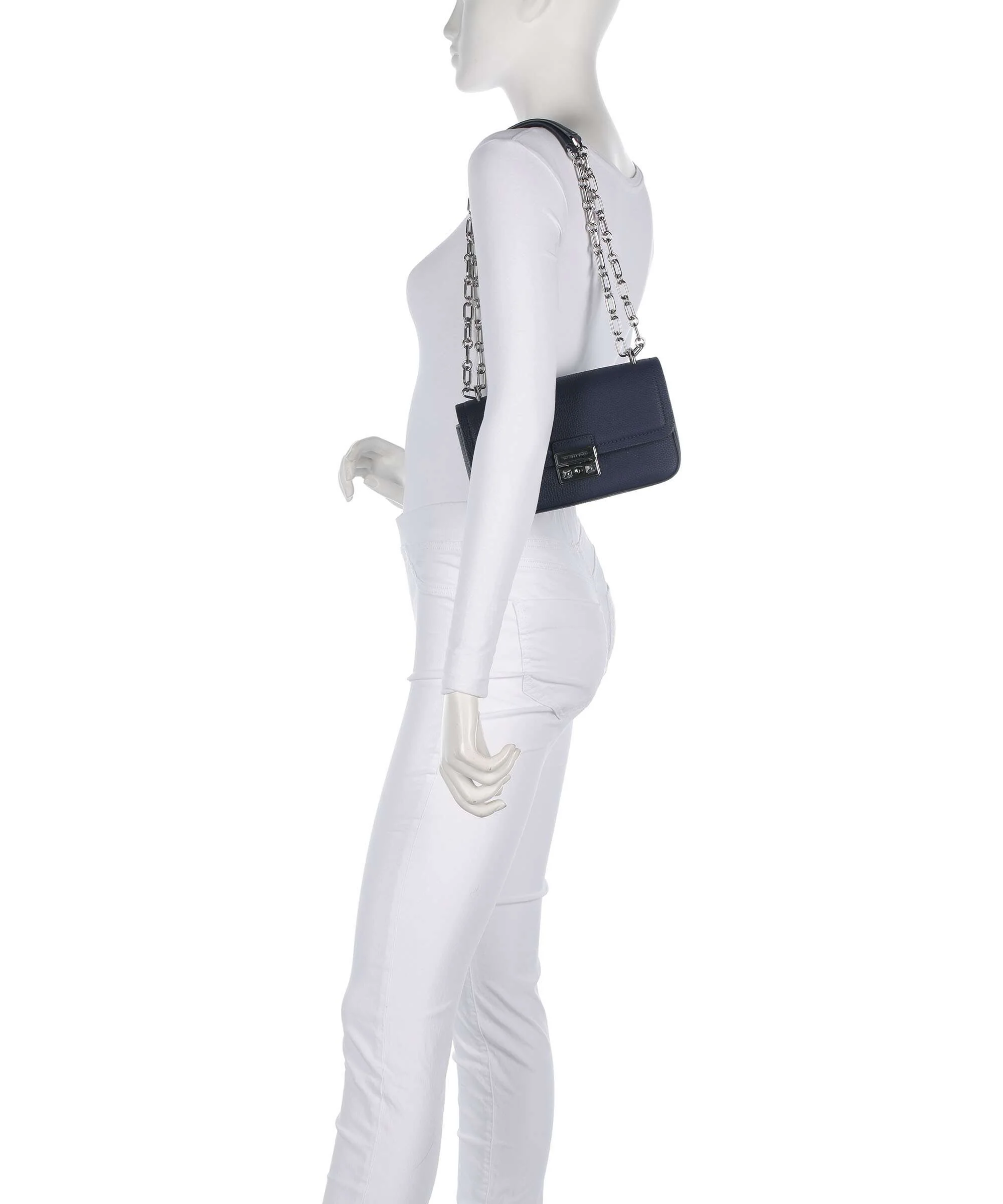 Michael Kors Tribeca Small Shoulder bag dress blues - Image 3