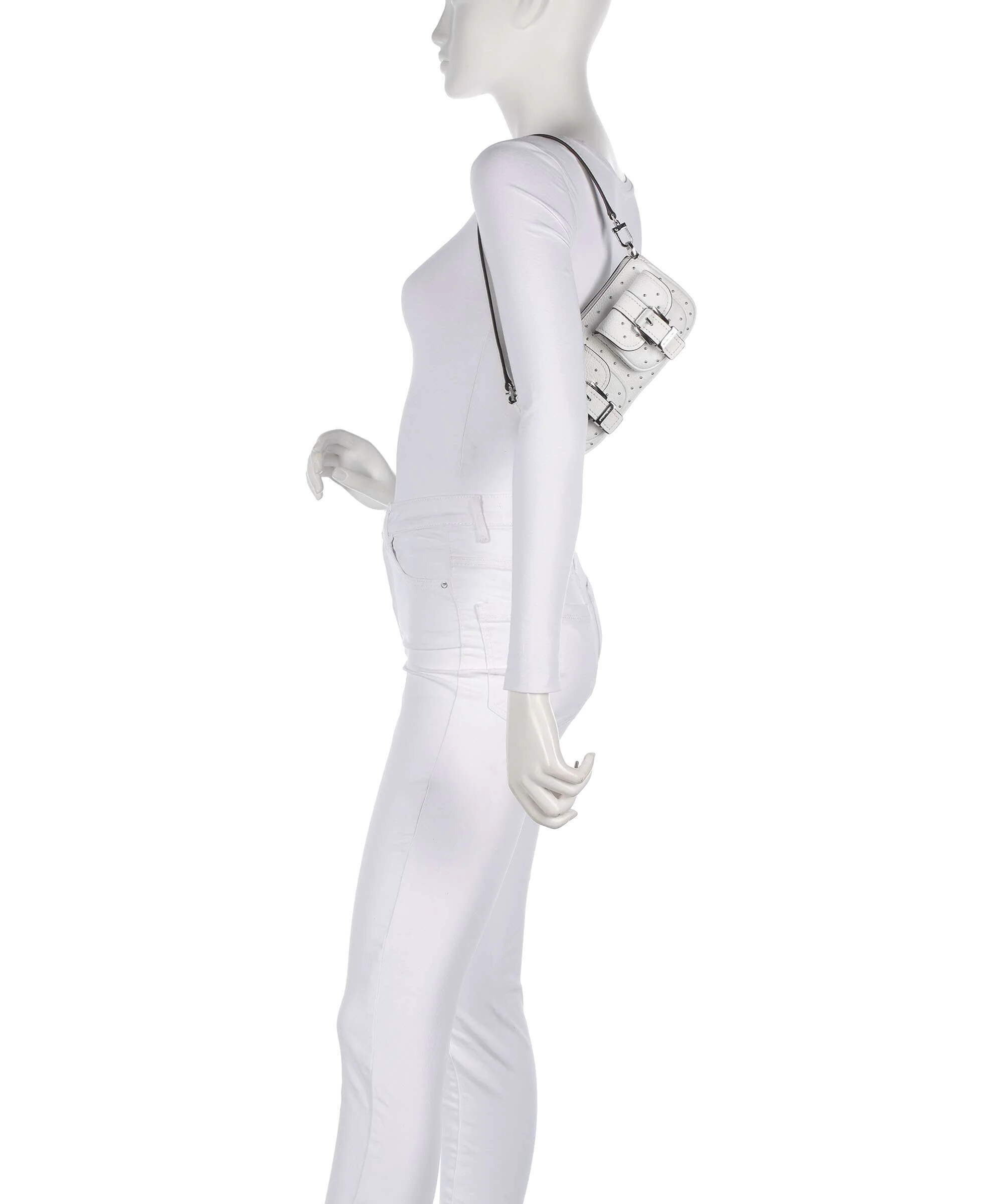 Michael Kors Zoe Small Shoulder bag optic white - Image 3