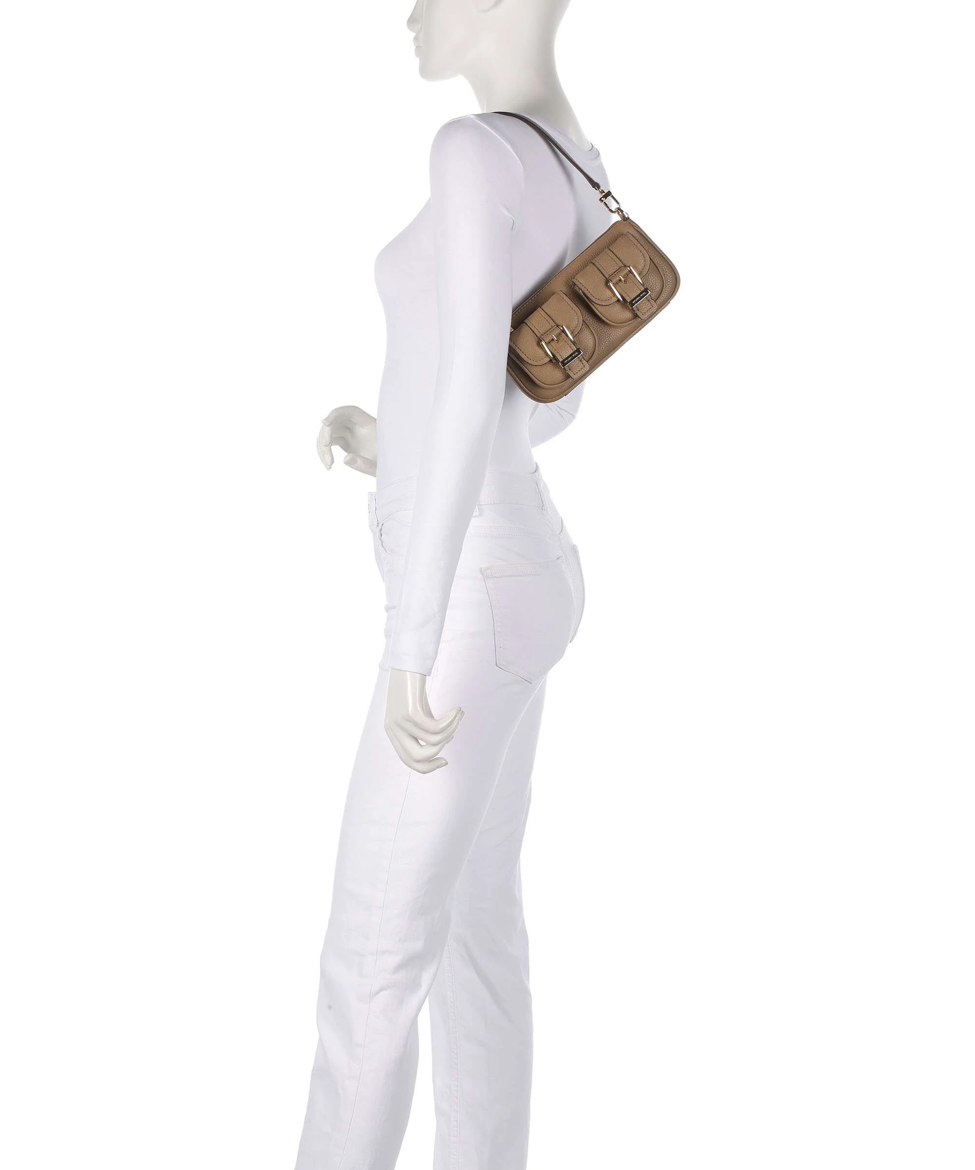 Michael Kors Zoe Small Shoulder bag husk - Image 3