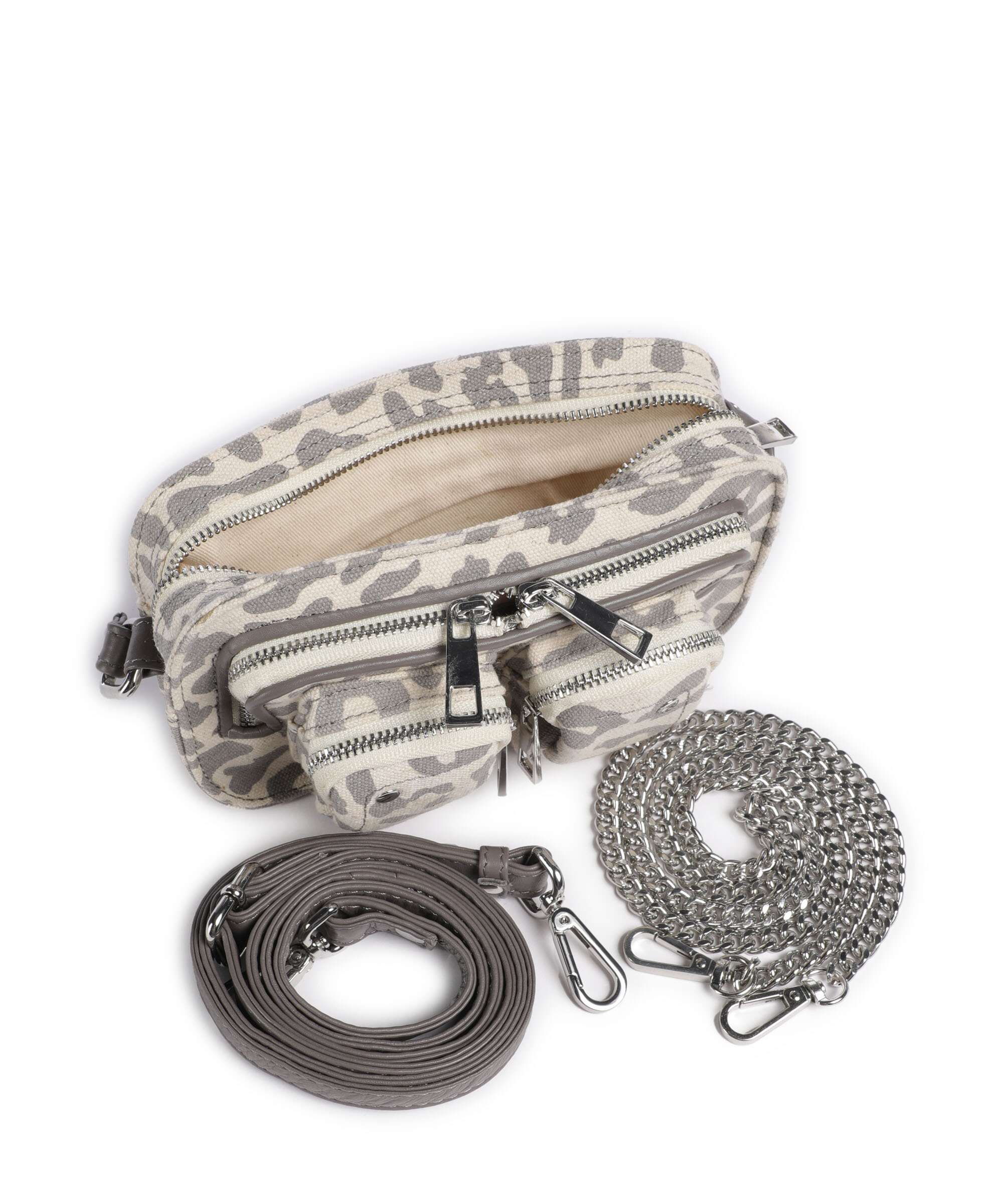 Núnoo Recycled Canvas Helena Crossbody bag light dots - Image 6