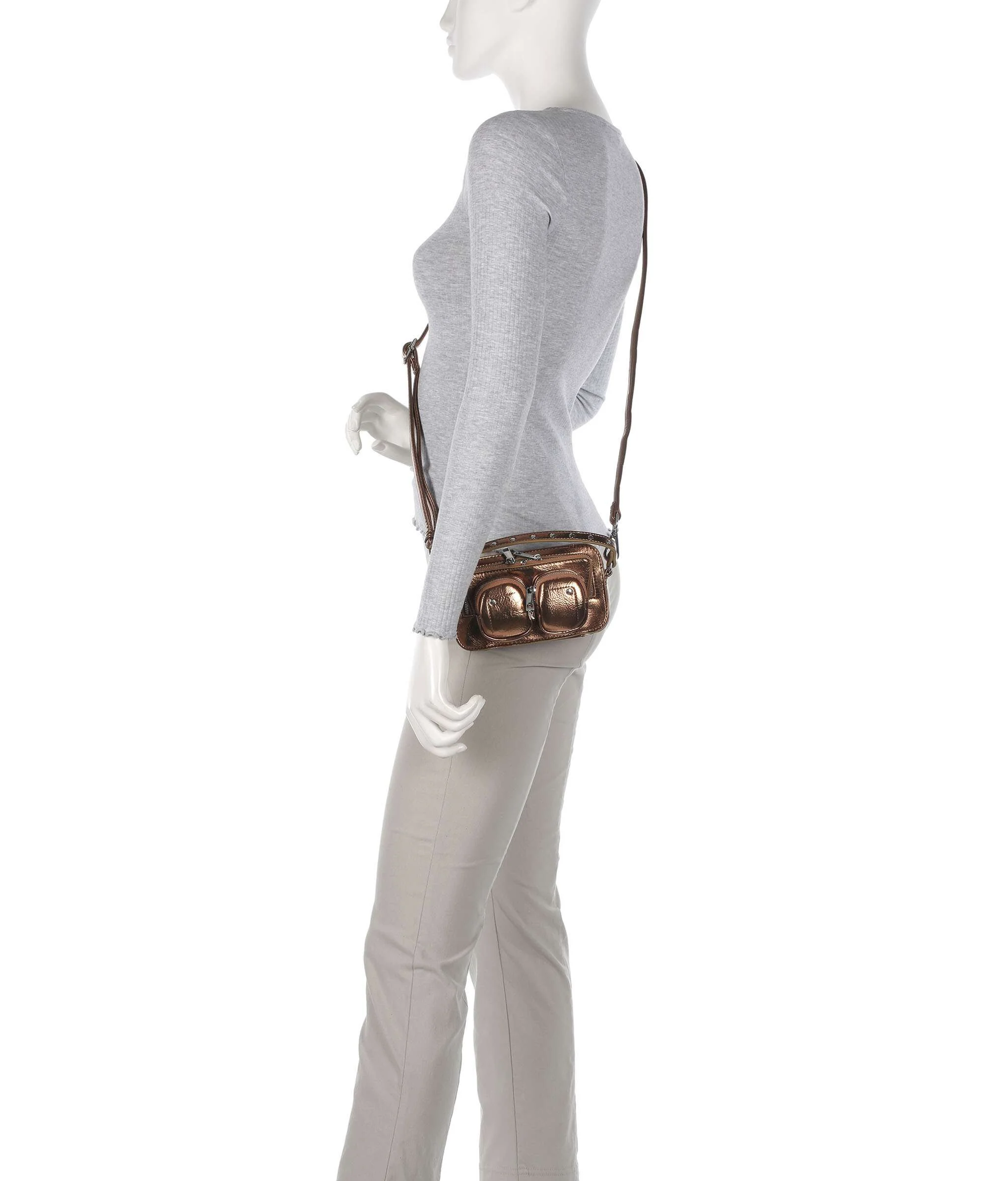 Núnoo Recycled Cool Helena Crossbody bag bronze - Image 3
