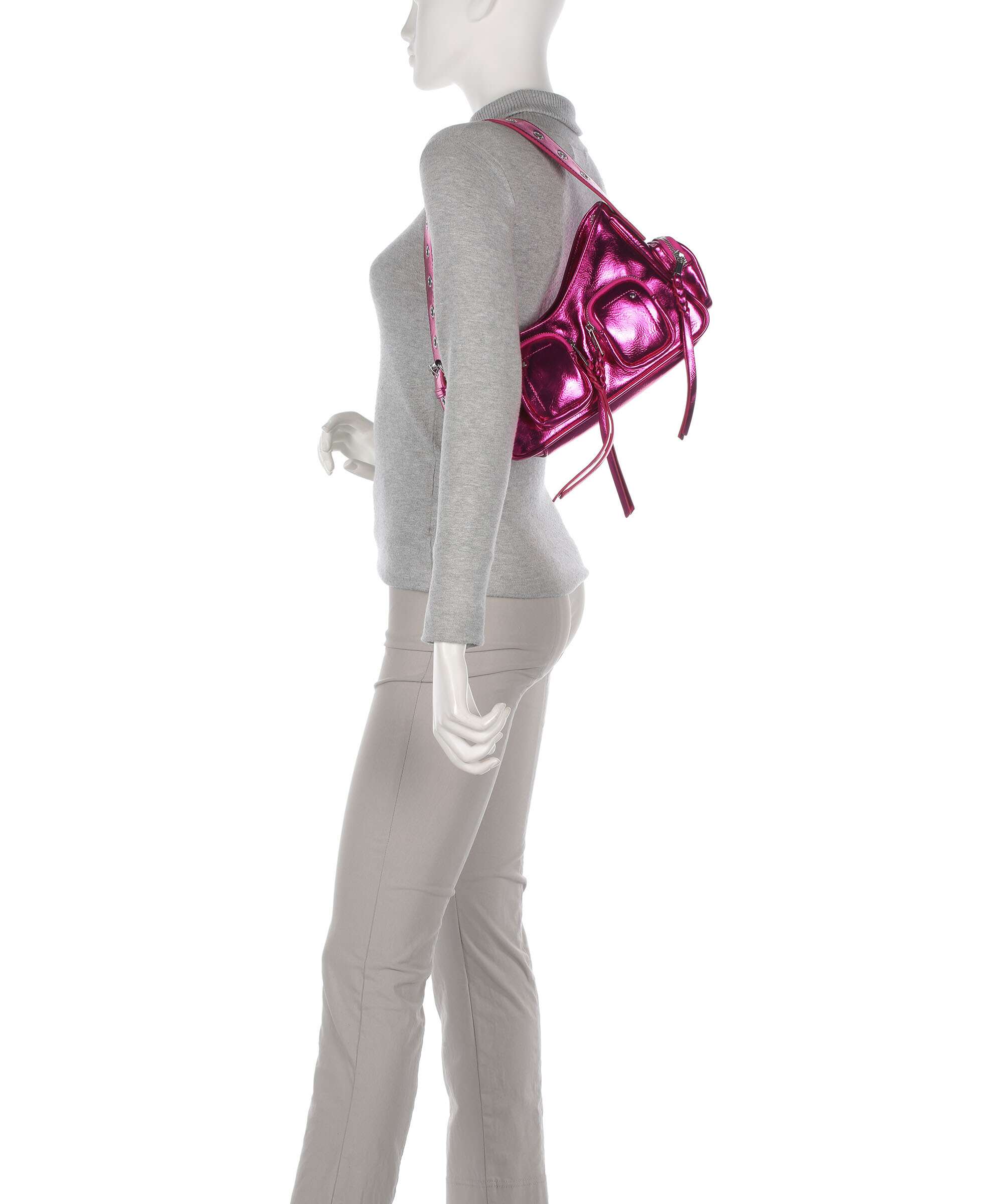 Núnoo Recycled Cool Jennifer Shoulder bag pink - Image 3