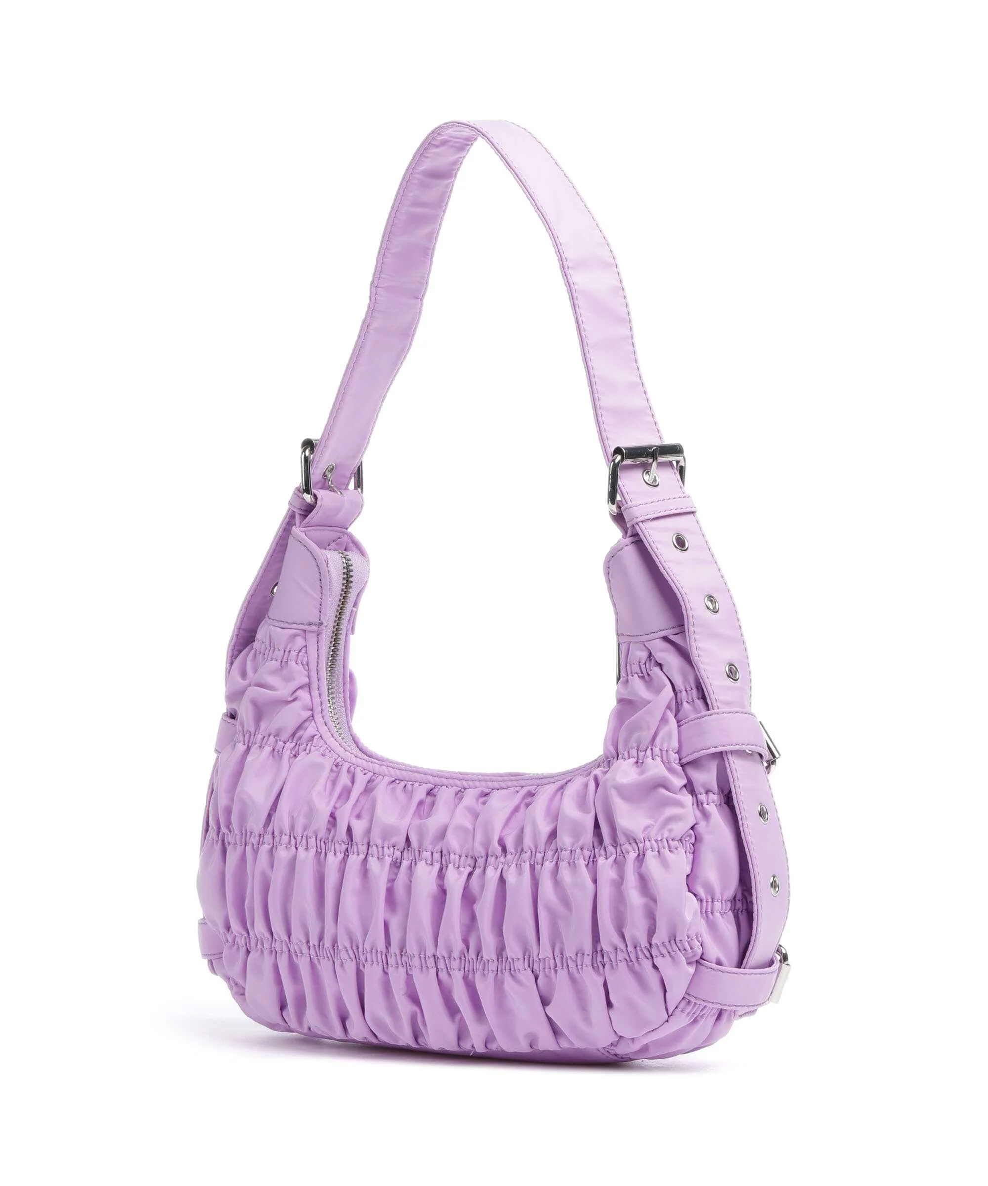 Núnoo Recycled Nylon Alaska Hobo bag purple - Image 2