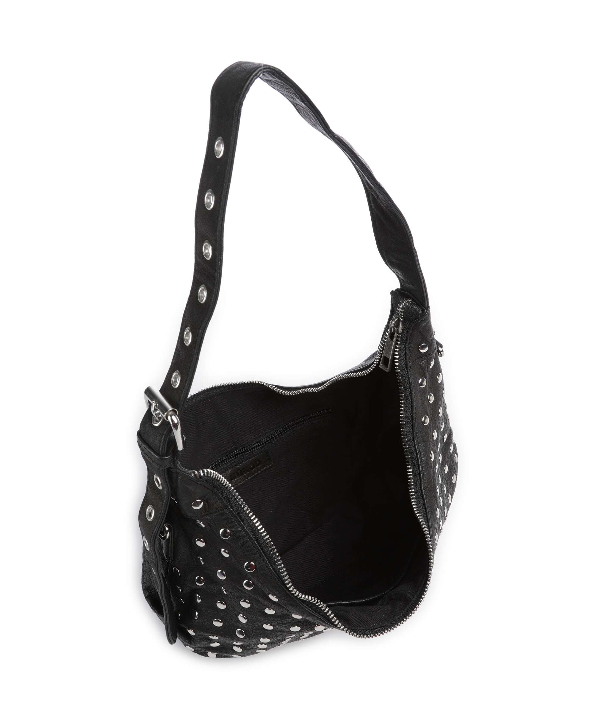 Núnoo Washed Dagmar Rivet Hobo bag black - Image 6