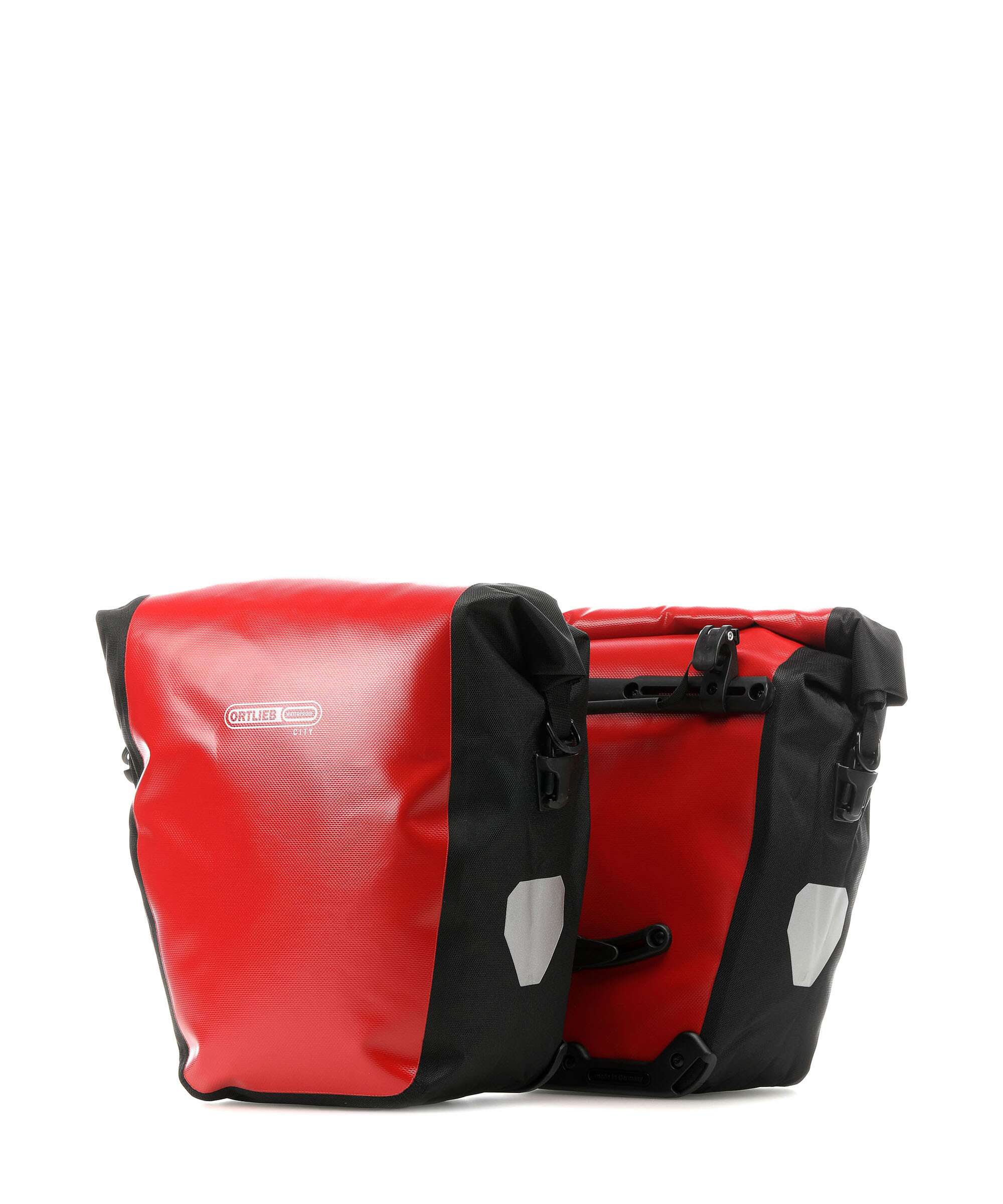 Ortlieb Back-Roller City QL1 Set Bike pannier red/black - Image 2