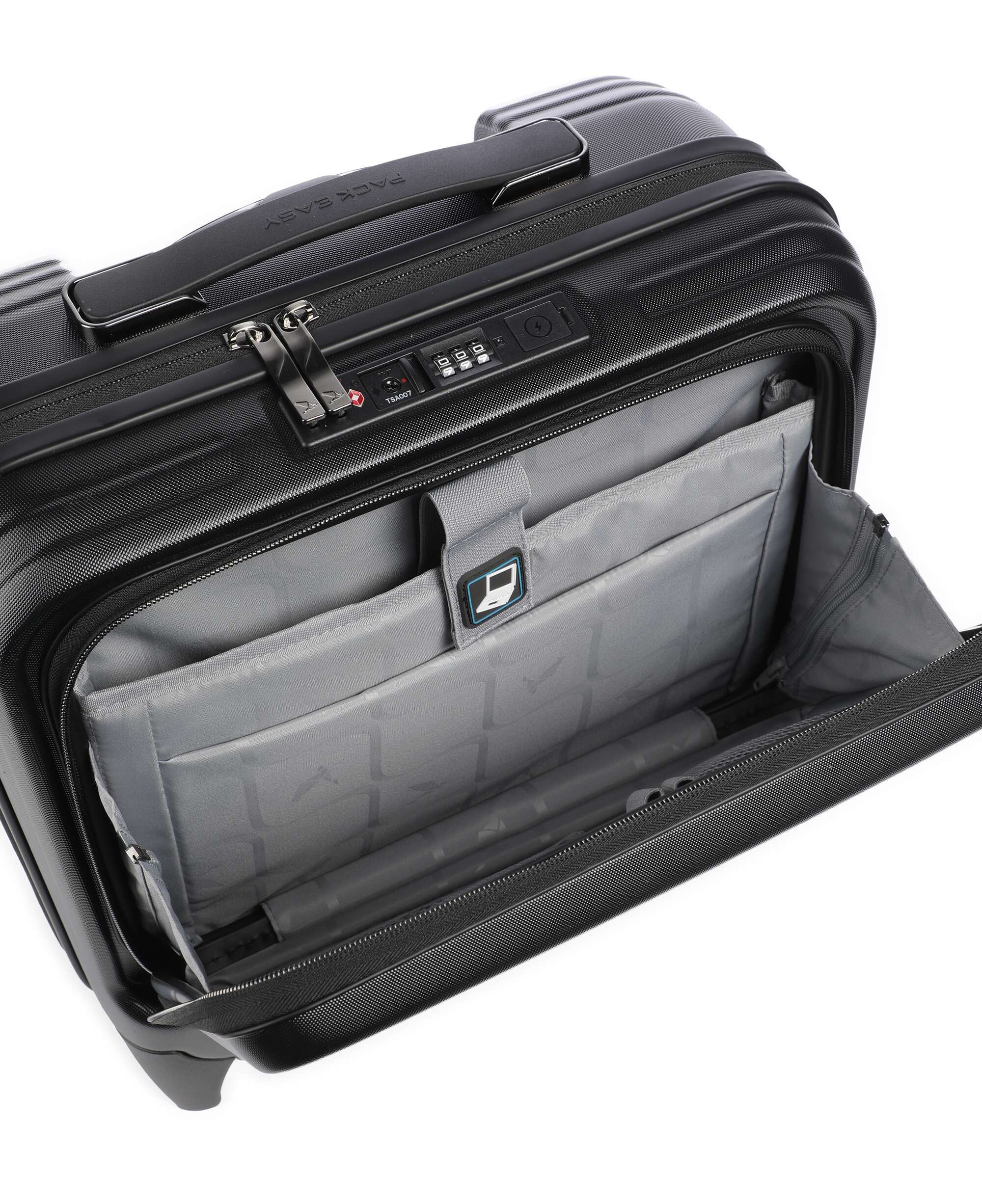 Pack Easy ReNew Genius Rolling briefcase black - Image 4