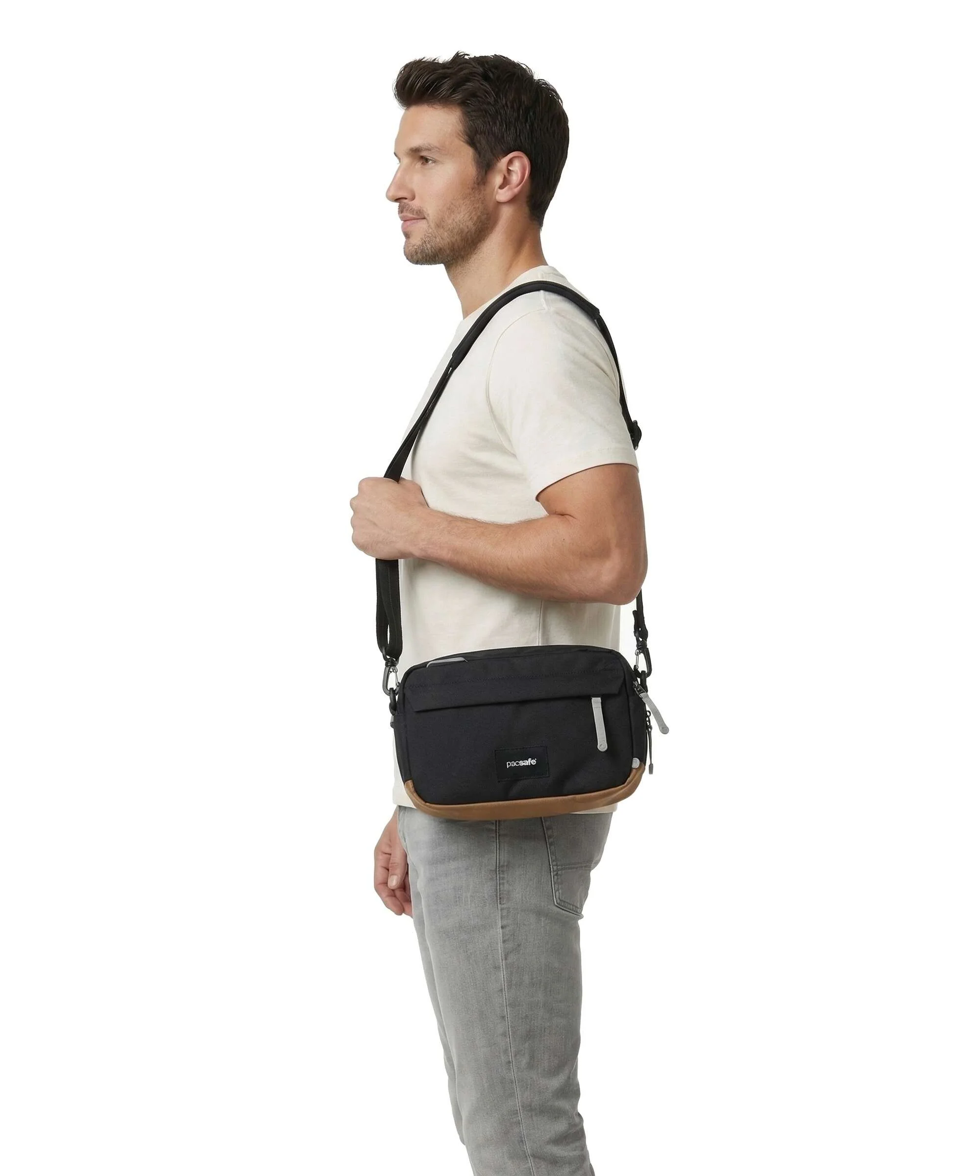 Pacsafe Go Crossbody bag jet black - Image 4