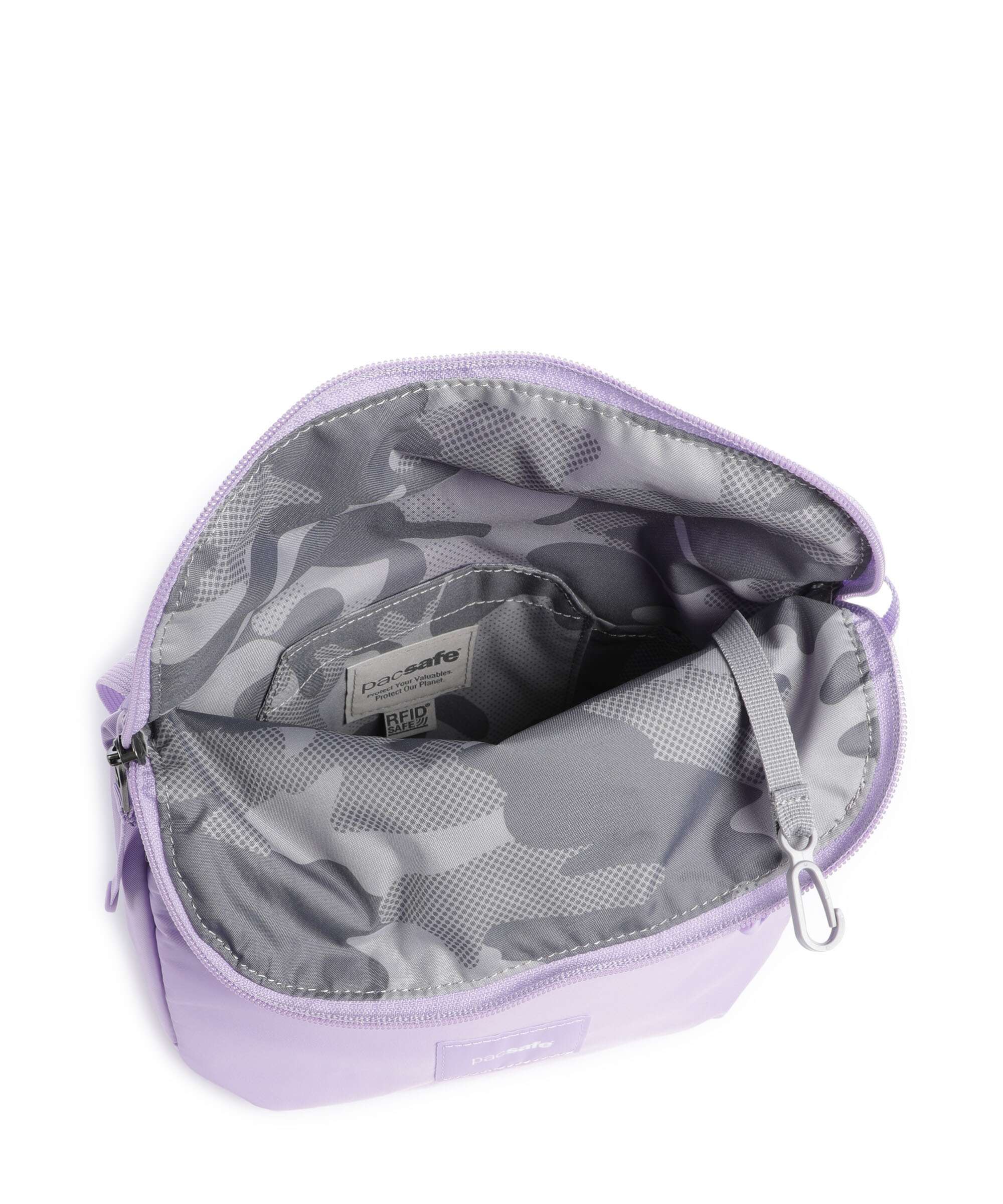 Pacsafe Go Saddle Crossbody bag lavender - Image 6