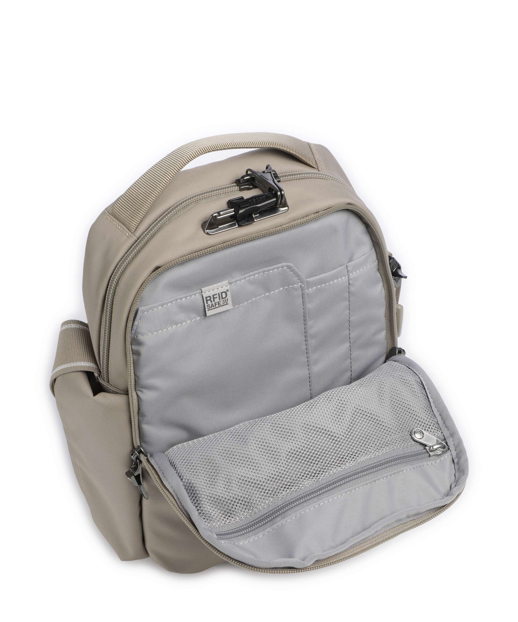Pacsafe V Crossbody bag beige - Image 6