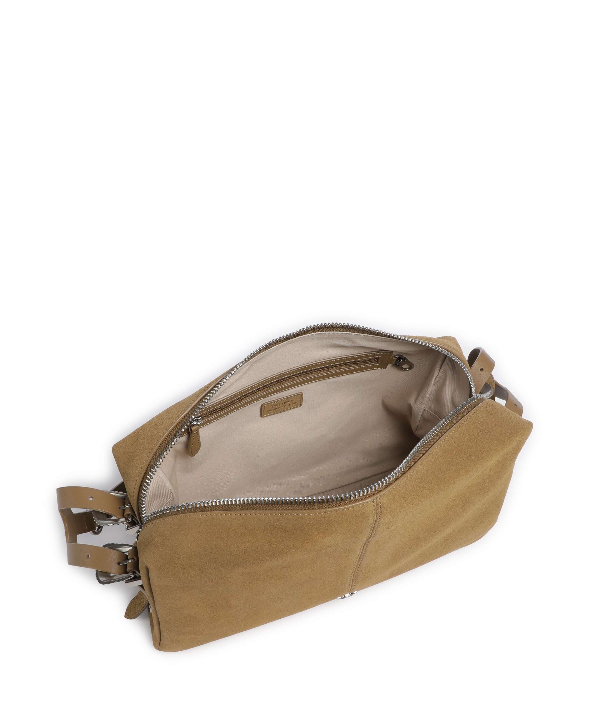 Pinko 24 Classic Shoulder bag verde canguro/old silver - Image 6