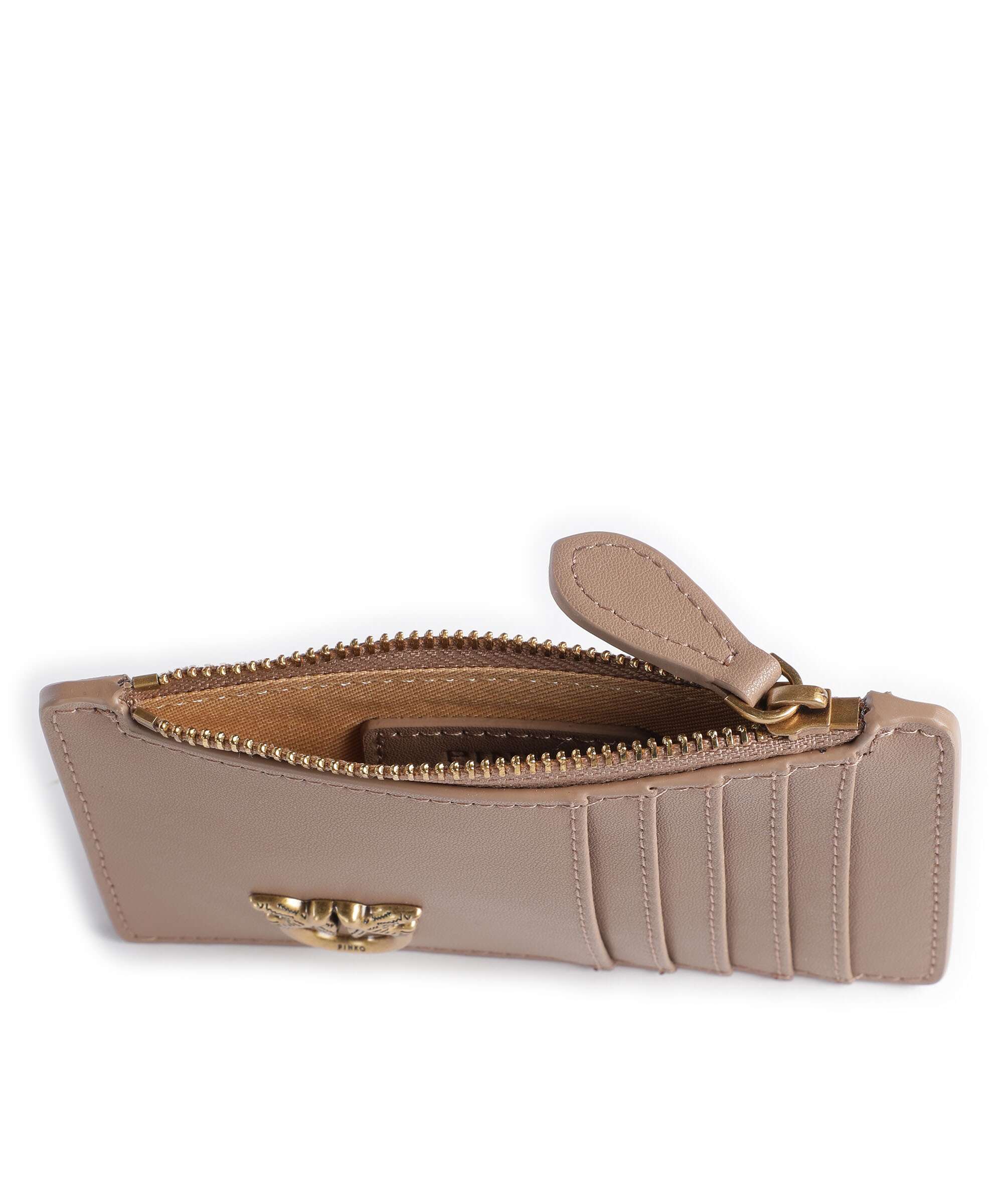 Pinko Airone Credit card holder biscotto zenzero/antique gold - Image 4