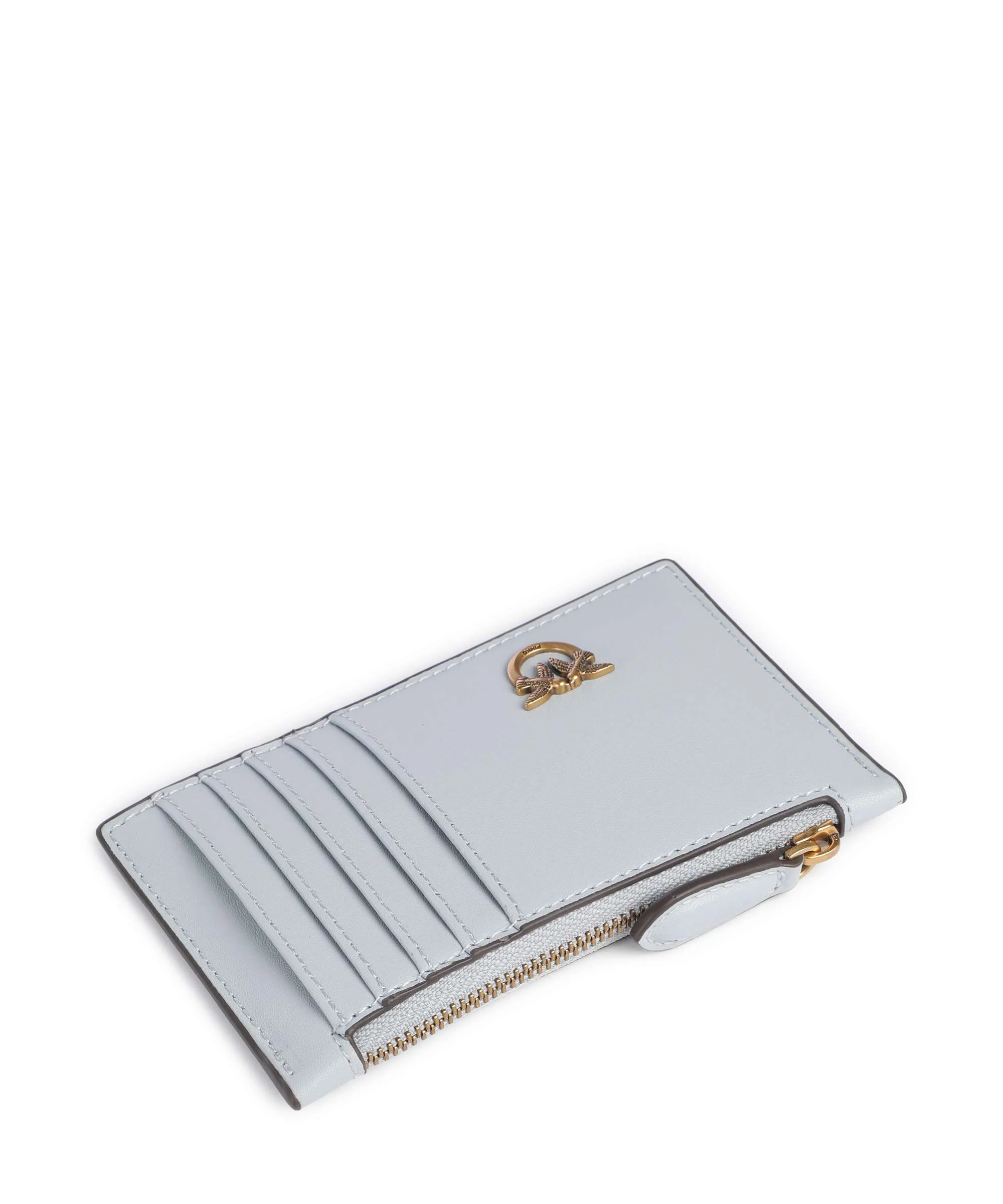 Pinko Airone Credit card holder azzurro celeste/antique gold - Image 3
