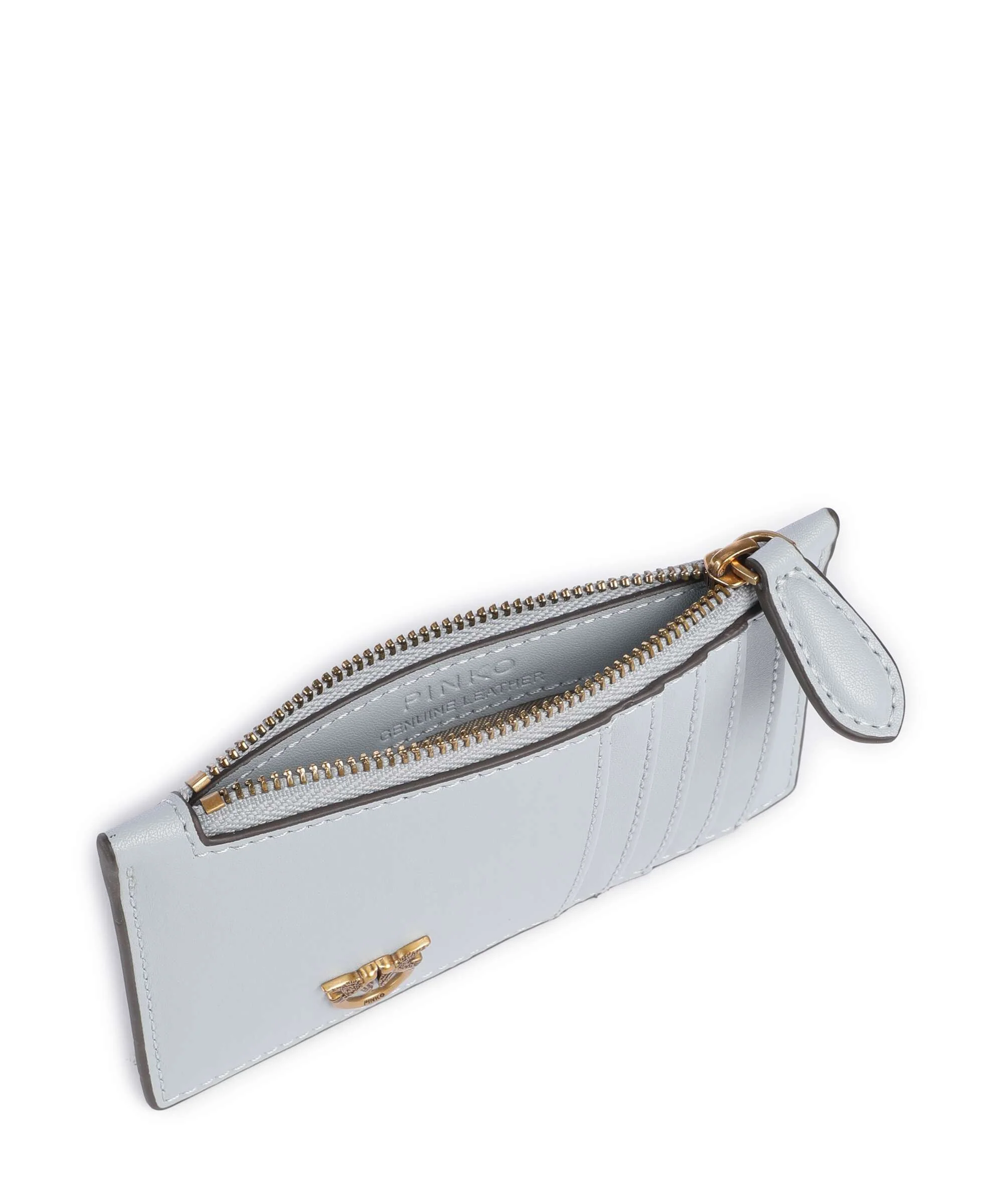 Pinko Airone Credit card holder azzurro celeste/antique gold - Image 4