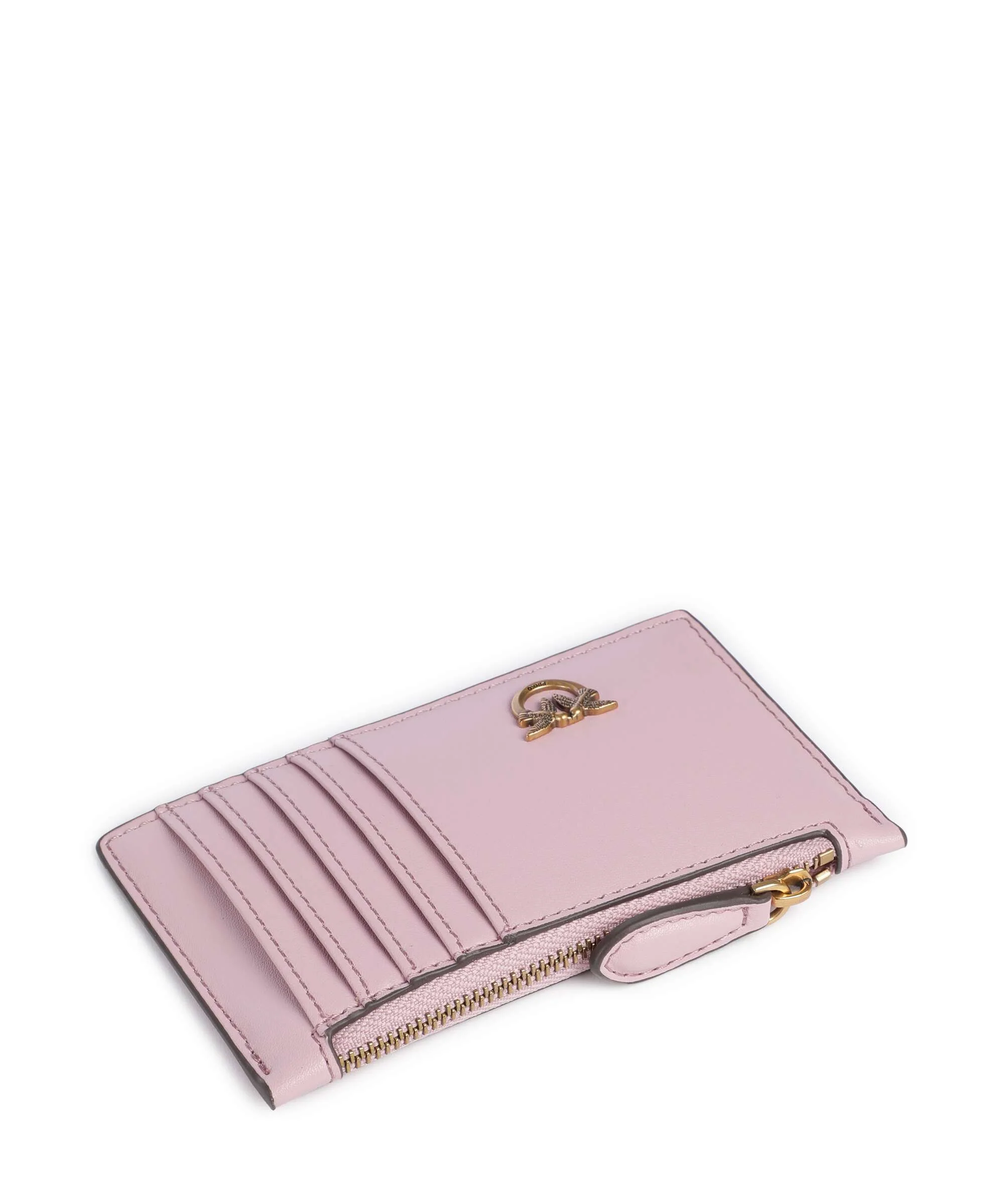 Pinko Airone Credit card holder rosa chiaro/antique gold - Image 3