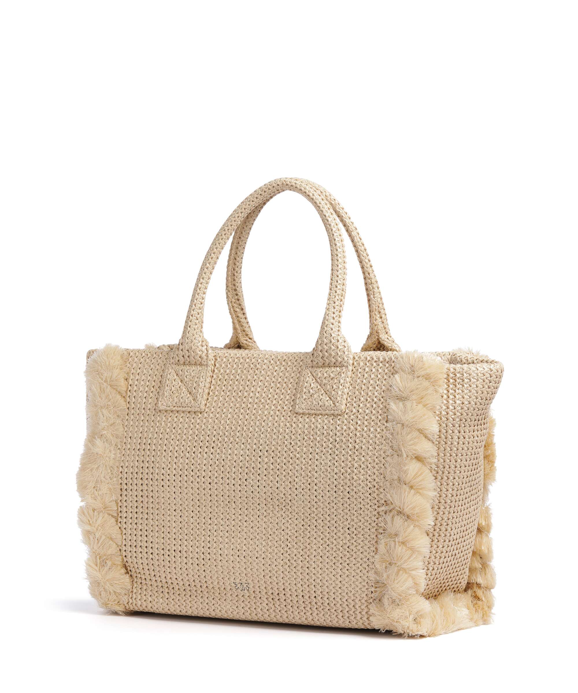 Pinko Beach Handbag paglia/nero/antique gold - Image 2