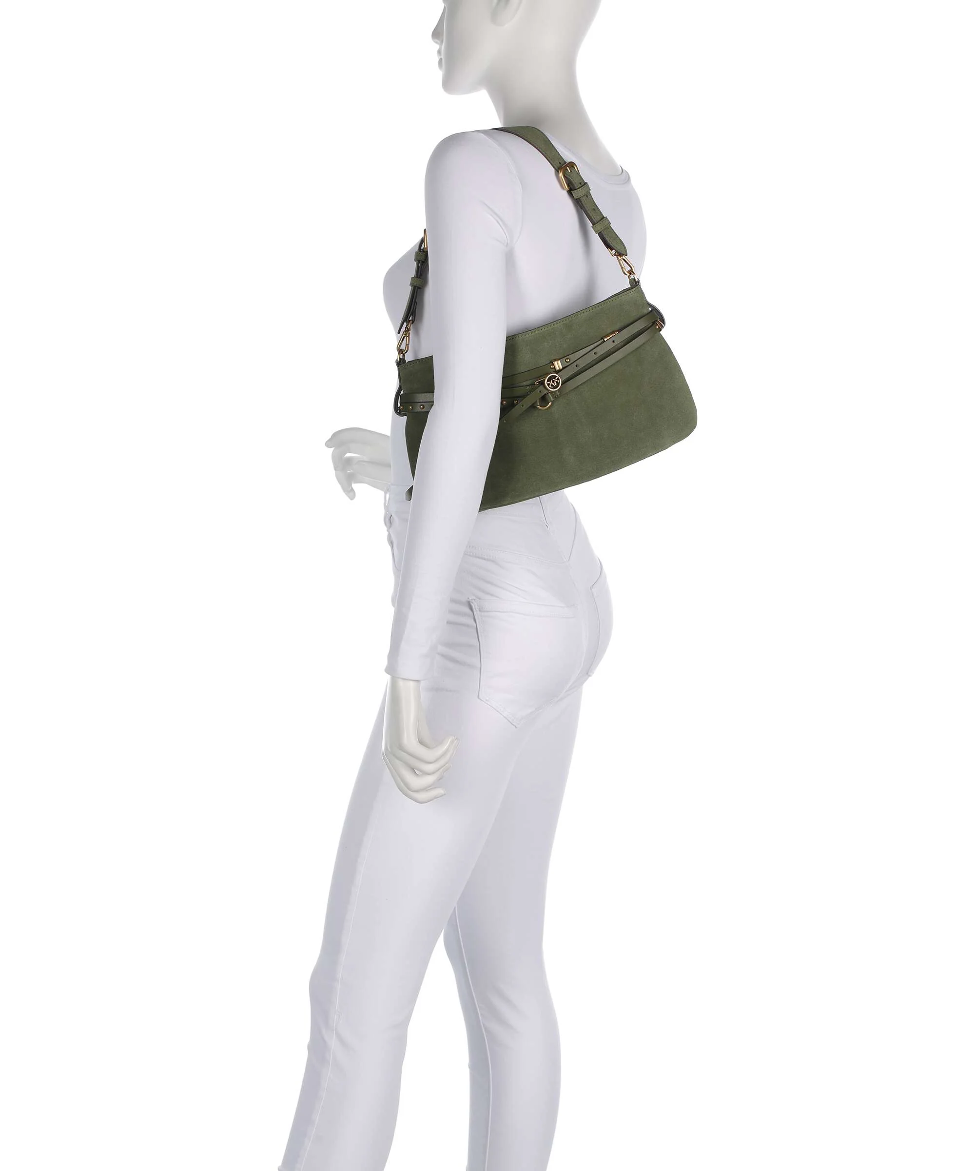 Pinko Belt Classic Shoulder bag oliva capulet/antique gold - Image 3