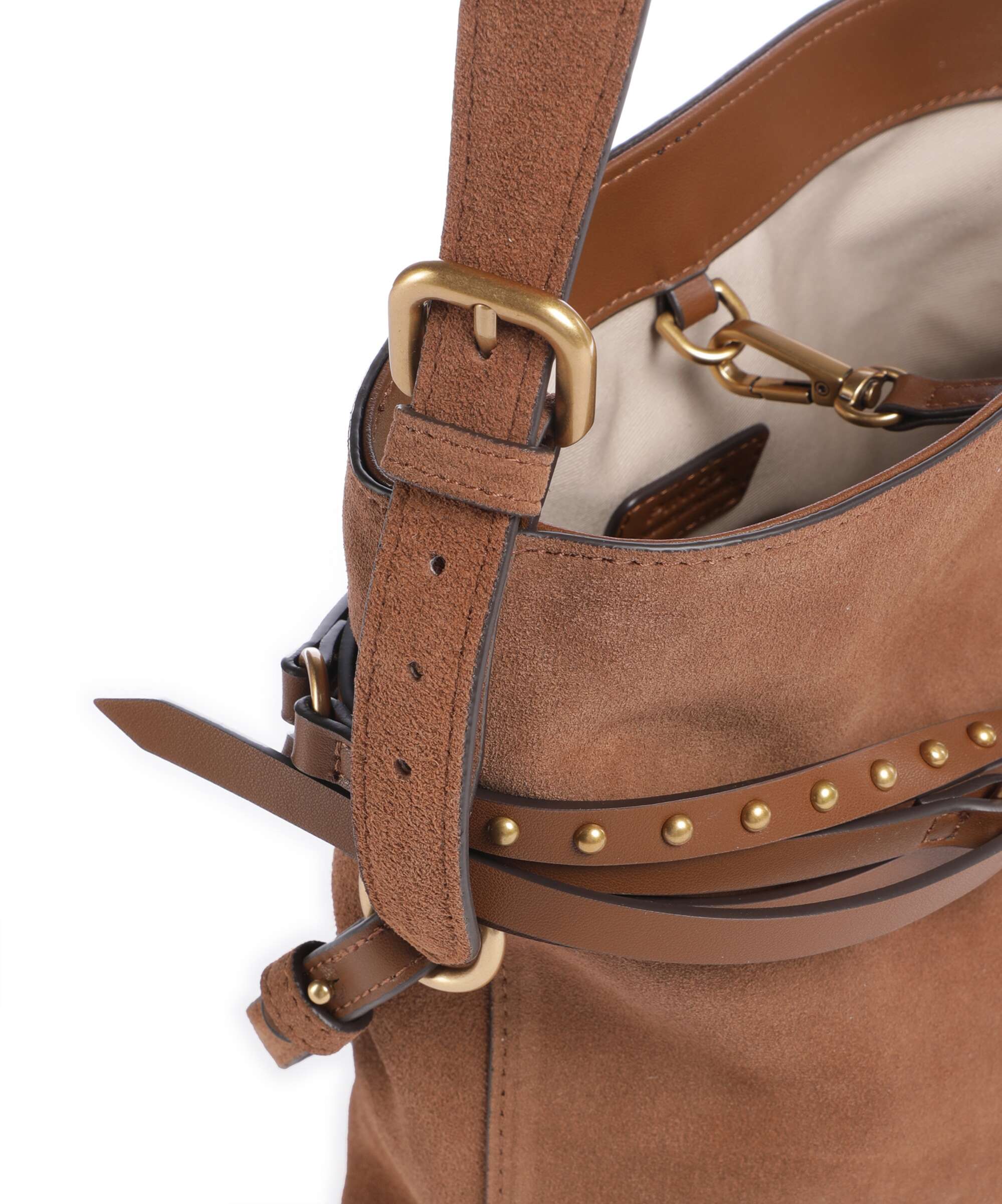 Pinko Belt Mini Bucket bag marrone/leone/antique gold - Image 4
