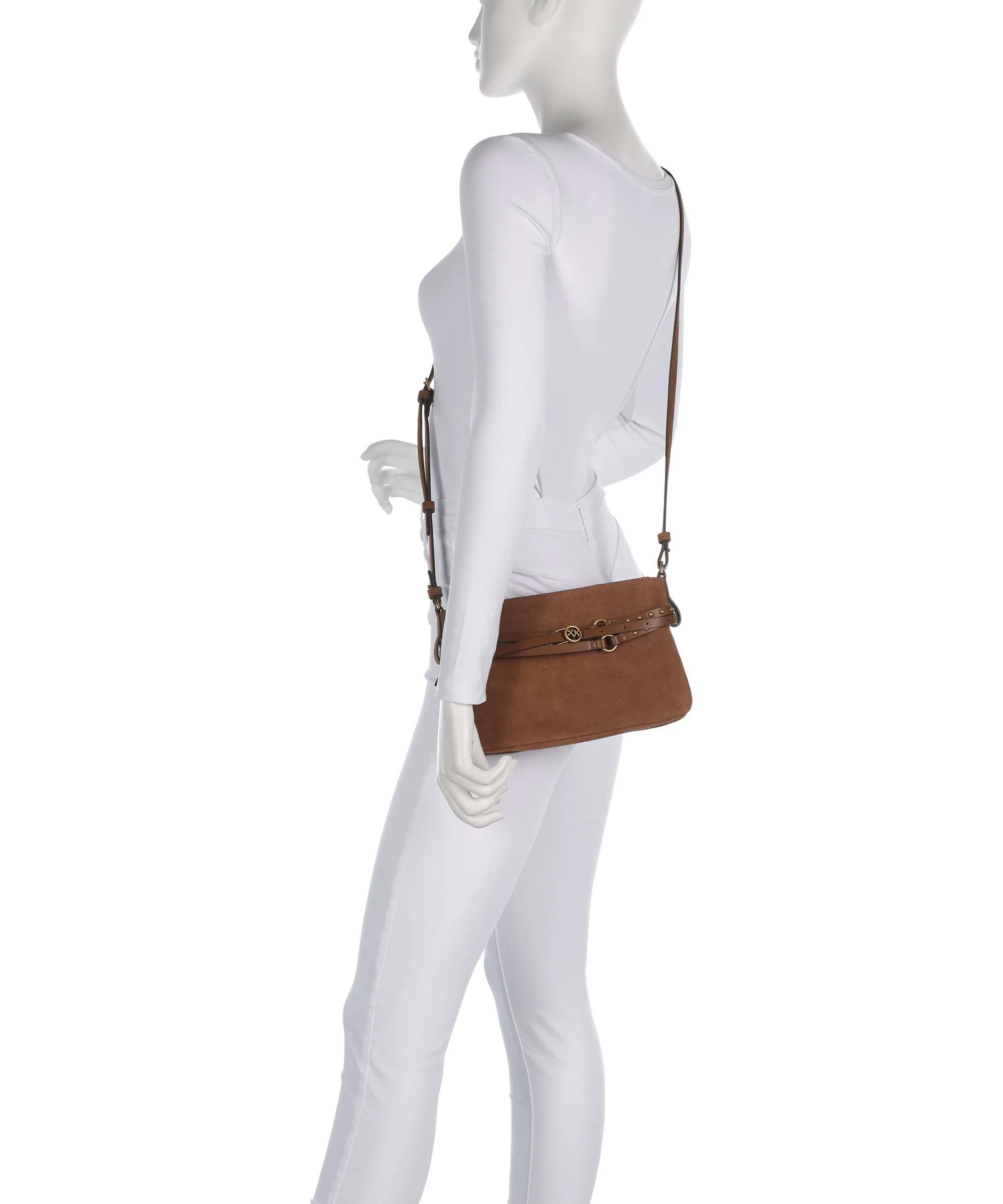 Pinko Belt Mini Shoulder bag marrone/leone/antique gold - Image 4