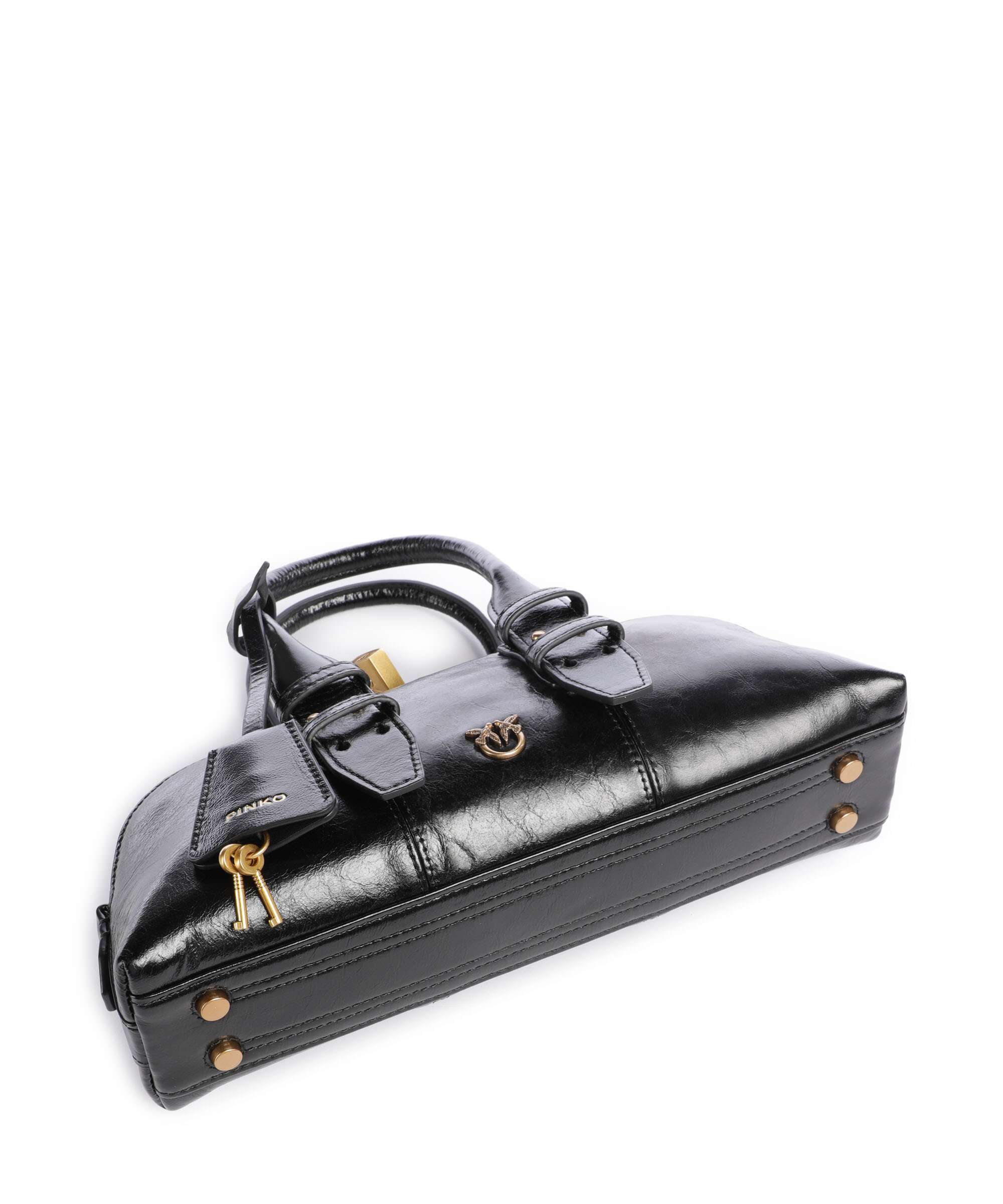 Pinko Bowling Horizontal Handbag nero/antique gold - Image 5