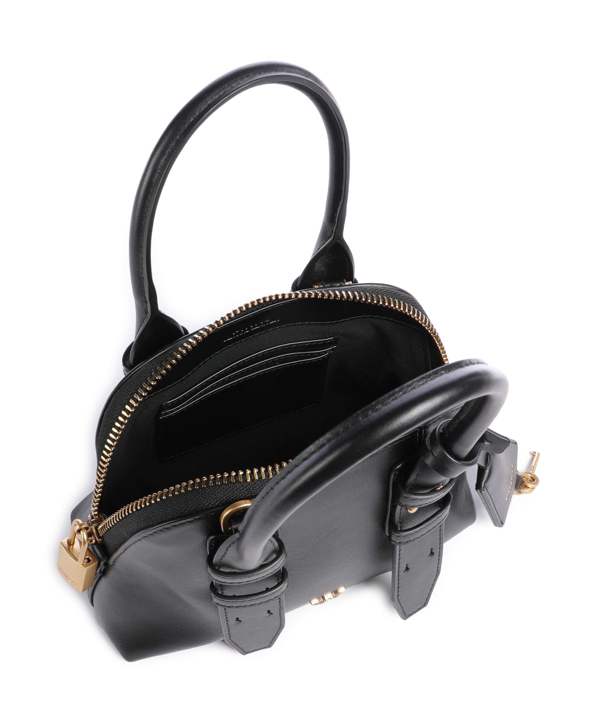 Pinko Bowling Mini Handbag nero/antique gold - Image 6