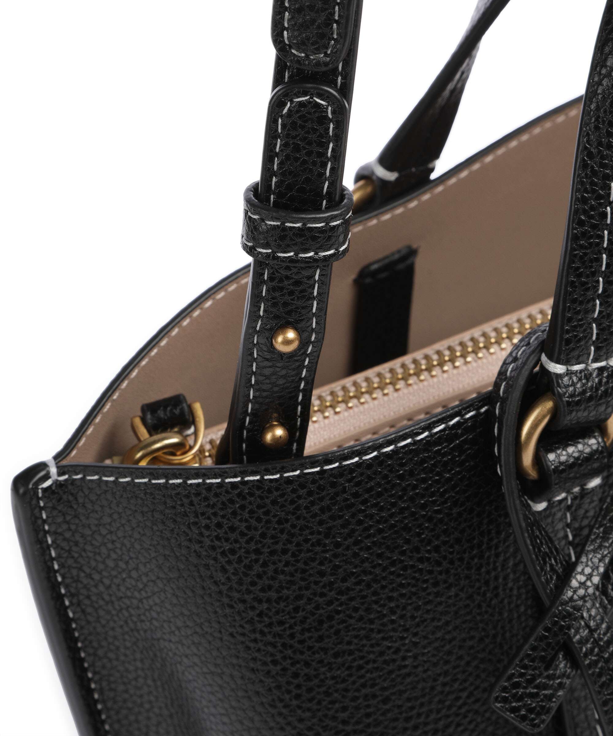 Pinko Carrie Classic Handbag nero/antique gold - Image 5