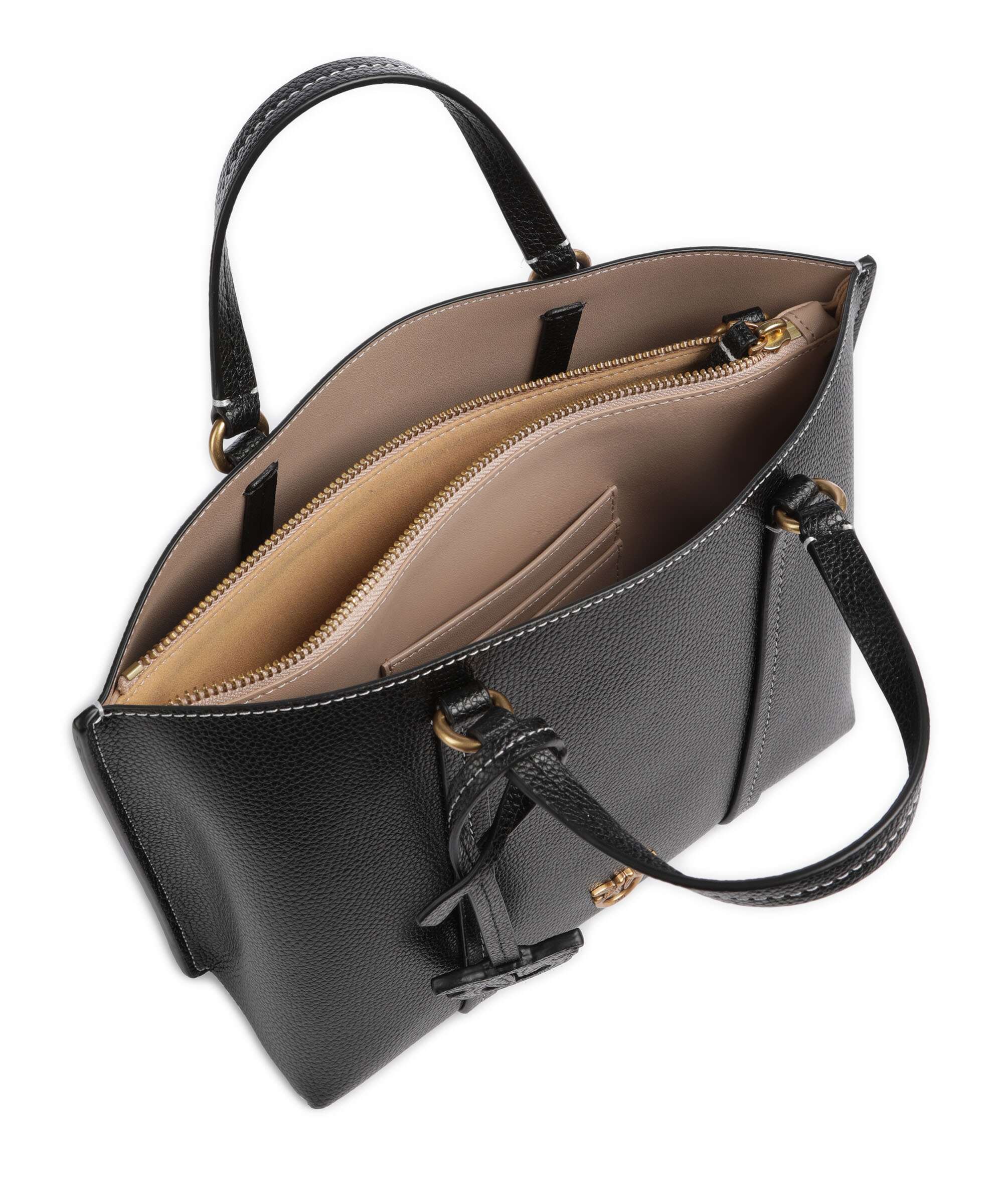 Pinko Carrie Classic Handbag nero/antique gold - Image 7