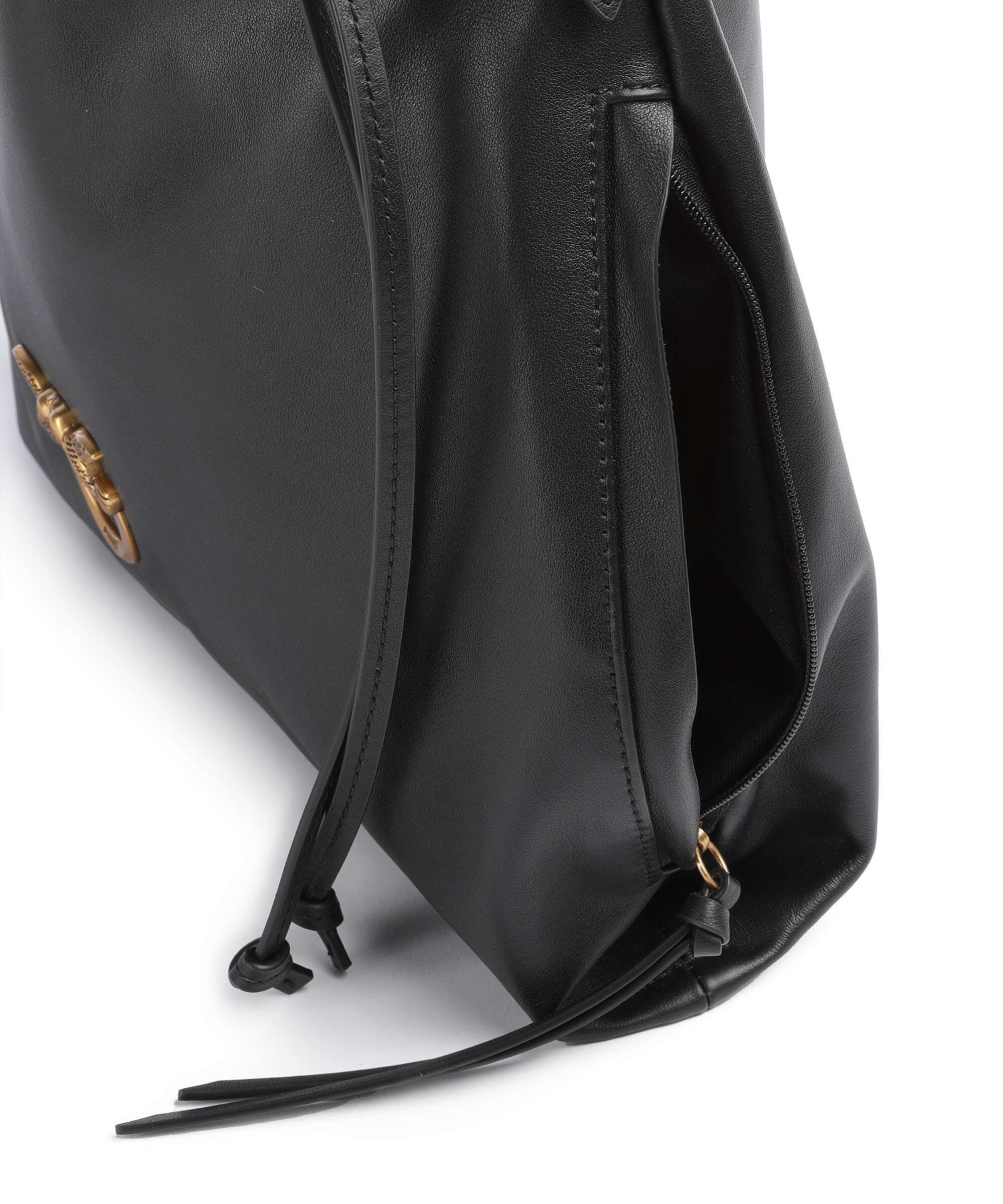 Pinko Classic Slouchy Bucket bag nero/antique gold - Image 4