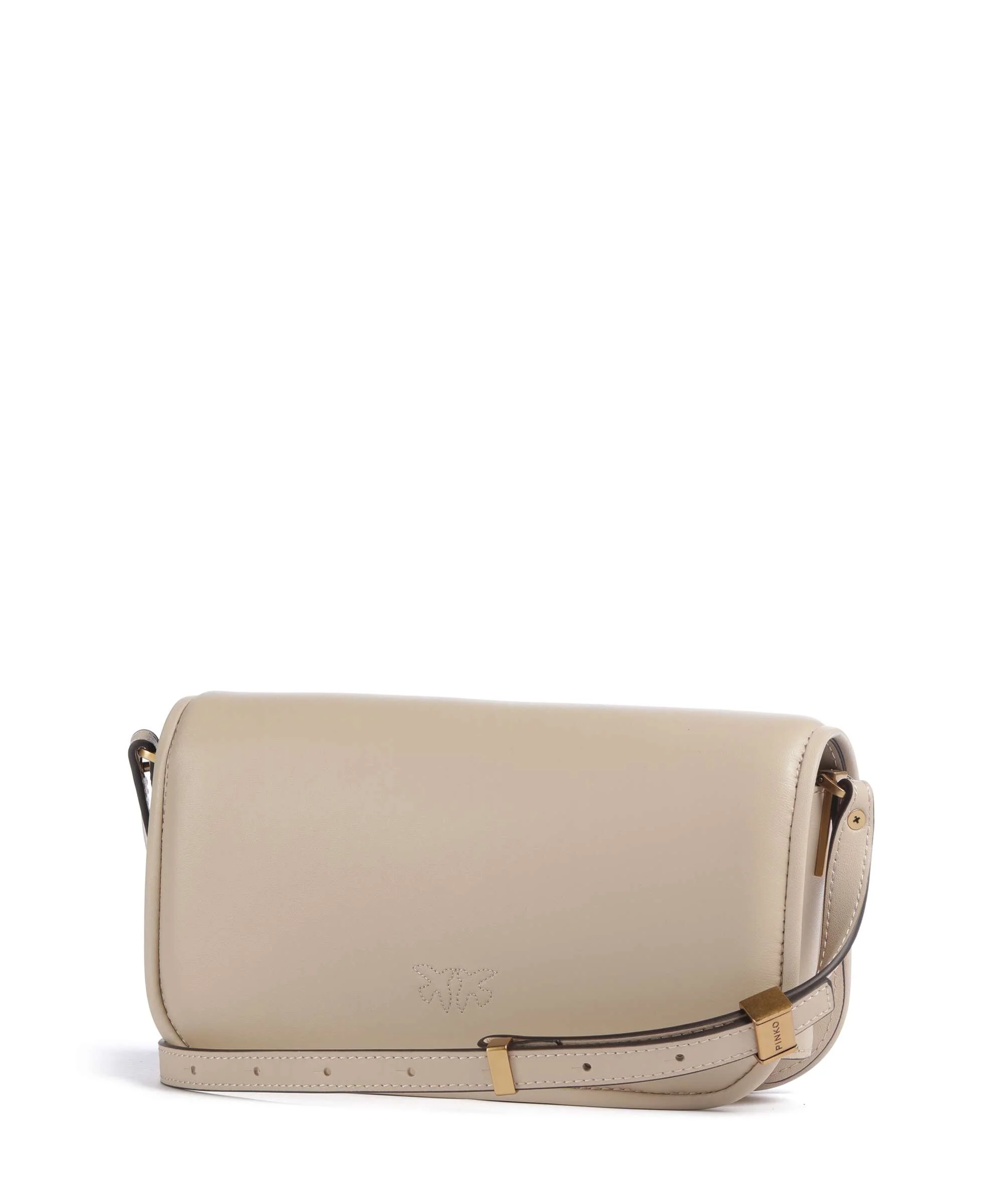 Pinko Love Box Horizontal Shoulder bag beige/grigio fumo/antique gold - Image 2