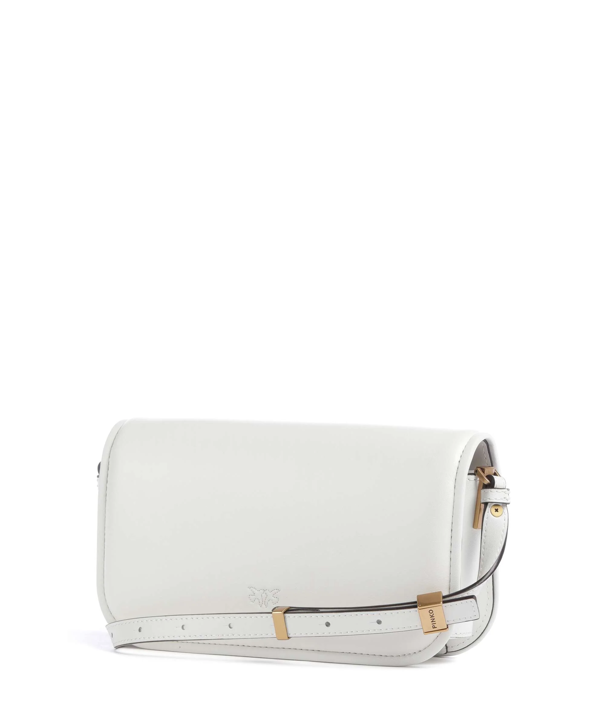 Pinko Love Box Horizontal Shoulder bag bianco nembo/antique gold - Image 2