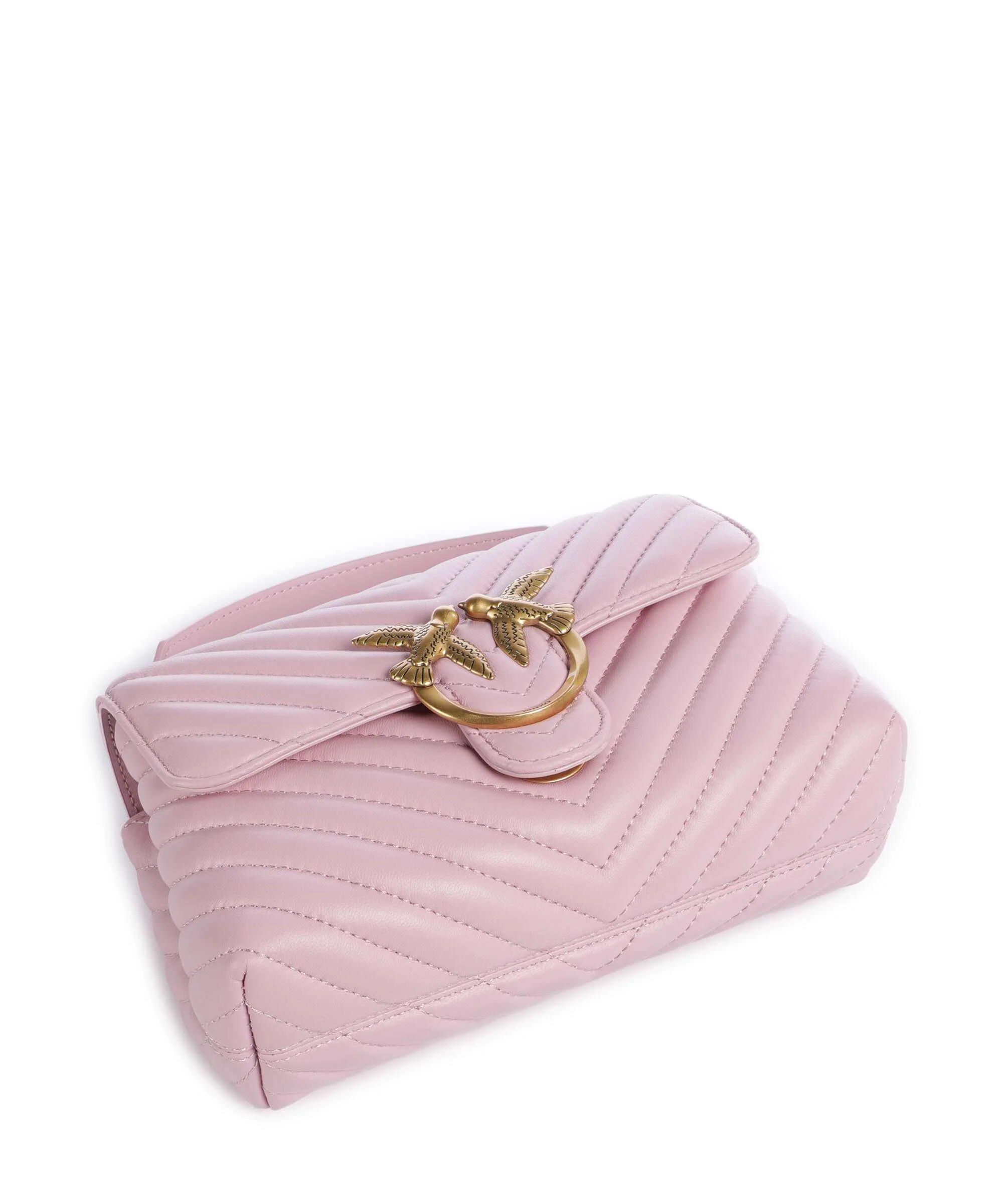 Pinko Love Lady Puff Mini Handbag rosa chiaro/antique gold - Image 5
