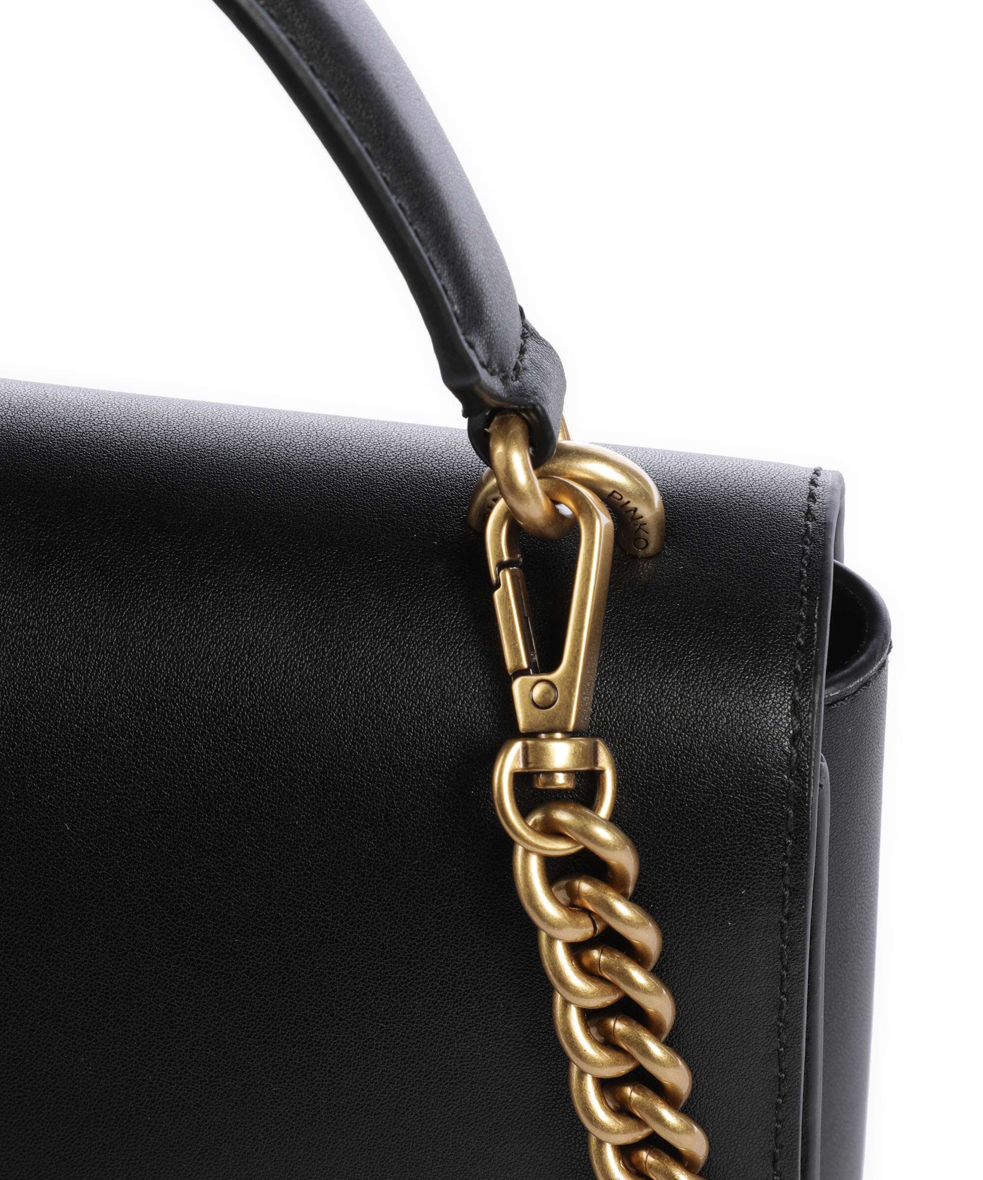 Pinko Love One Classic Handbag nero/antique gold - Image 5