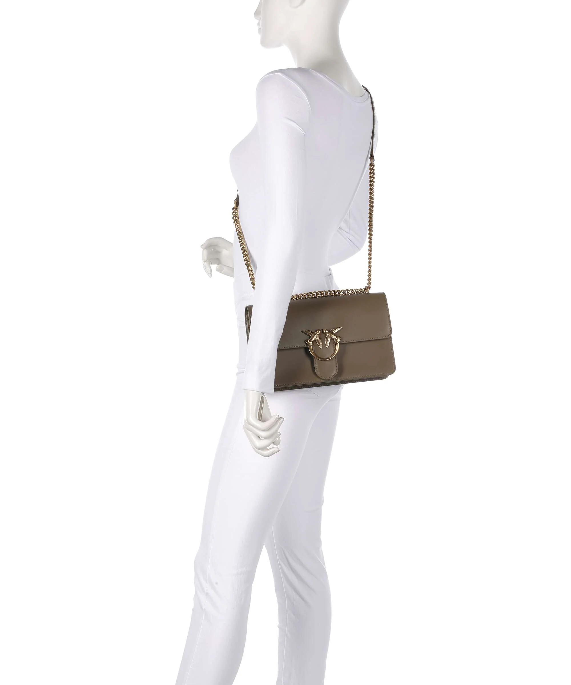 Pinko Love One Classic Shoulder bag scricciolo/antique gold - Image 3