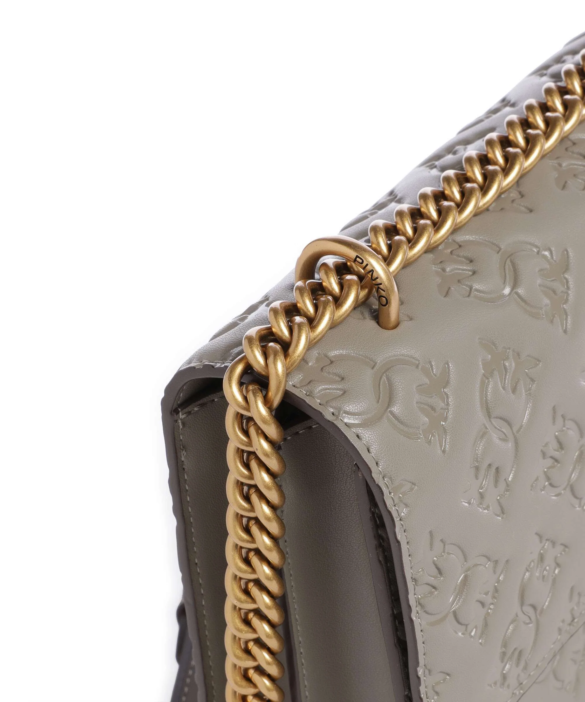 Pinko Love One Classic Shoulder bag noce/antique gold - Image 5