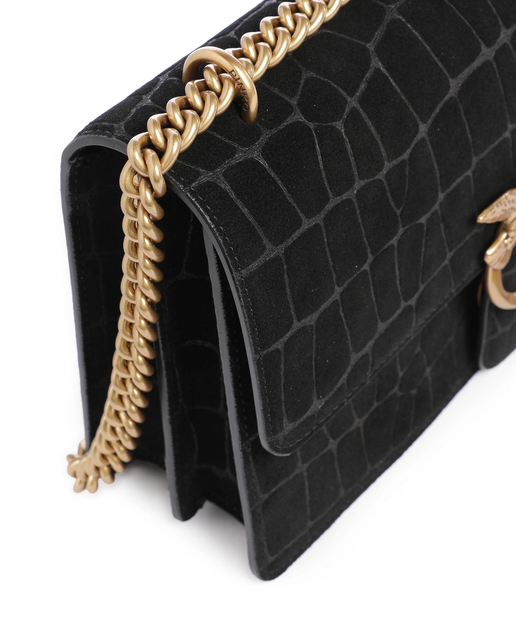 Pinko Love One Classic Shoulder bag nero/antique gold - Image 5