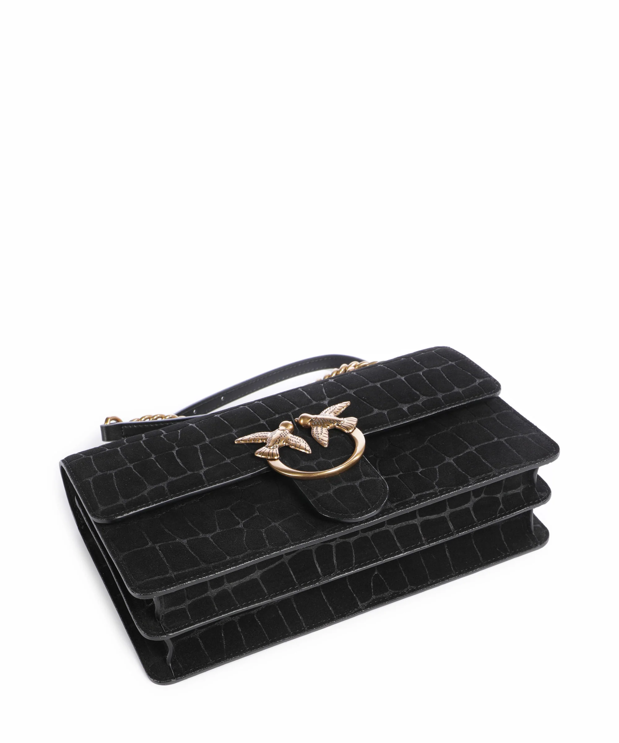 Pinko Love One Classic Shoulder bag nero/antique gold - Image 6